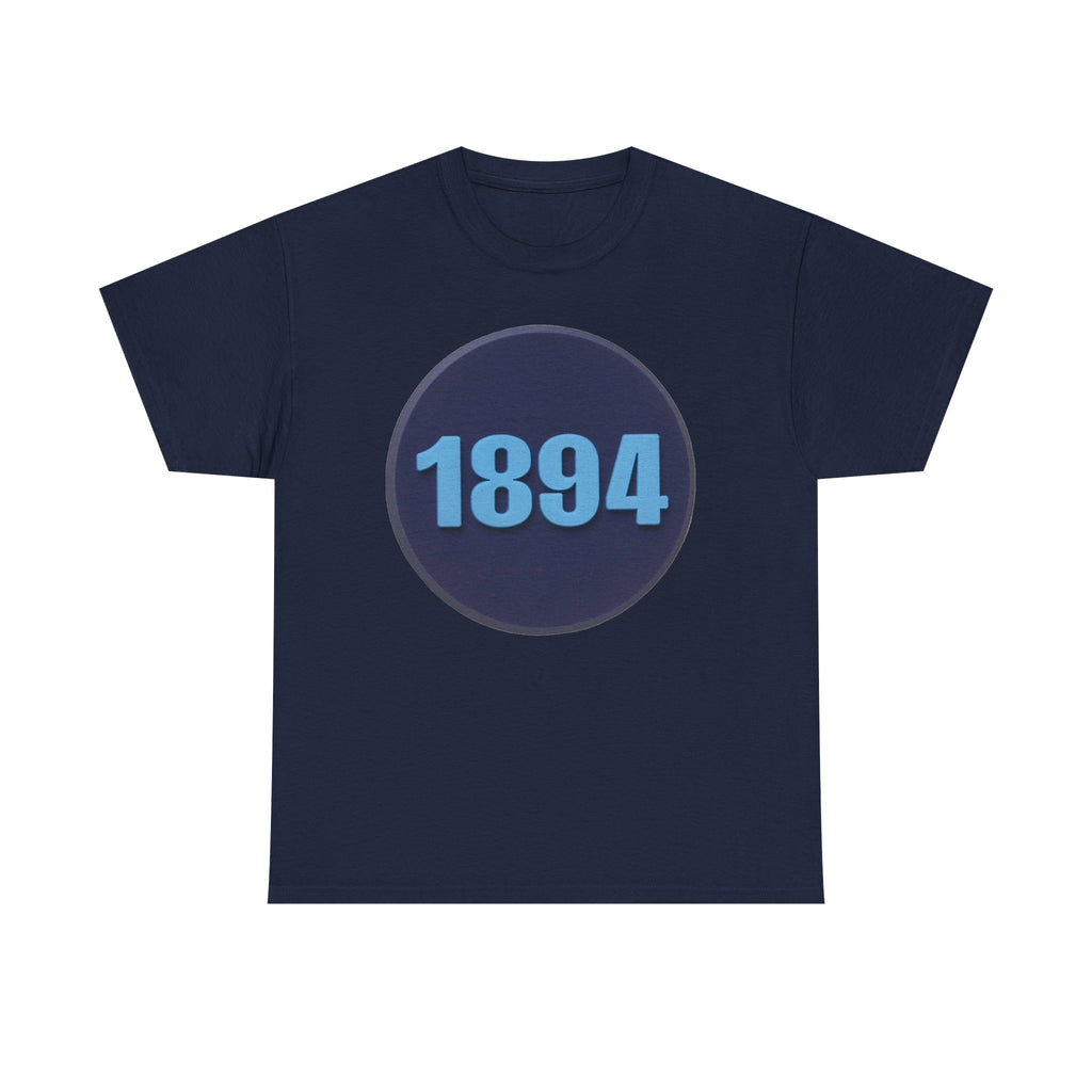 1894 Manchester City Circle Graphic Tee — Vintage Year Anniversary T-Shirt