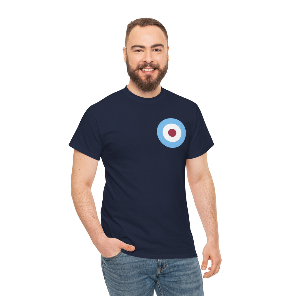 Manchester City Inspired Target Roundel Cotton T-Shirt