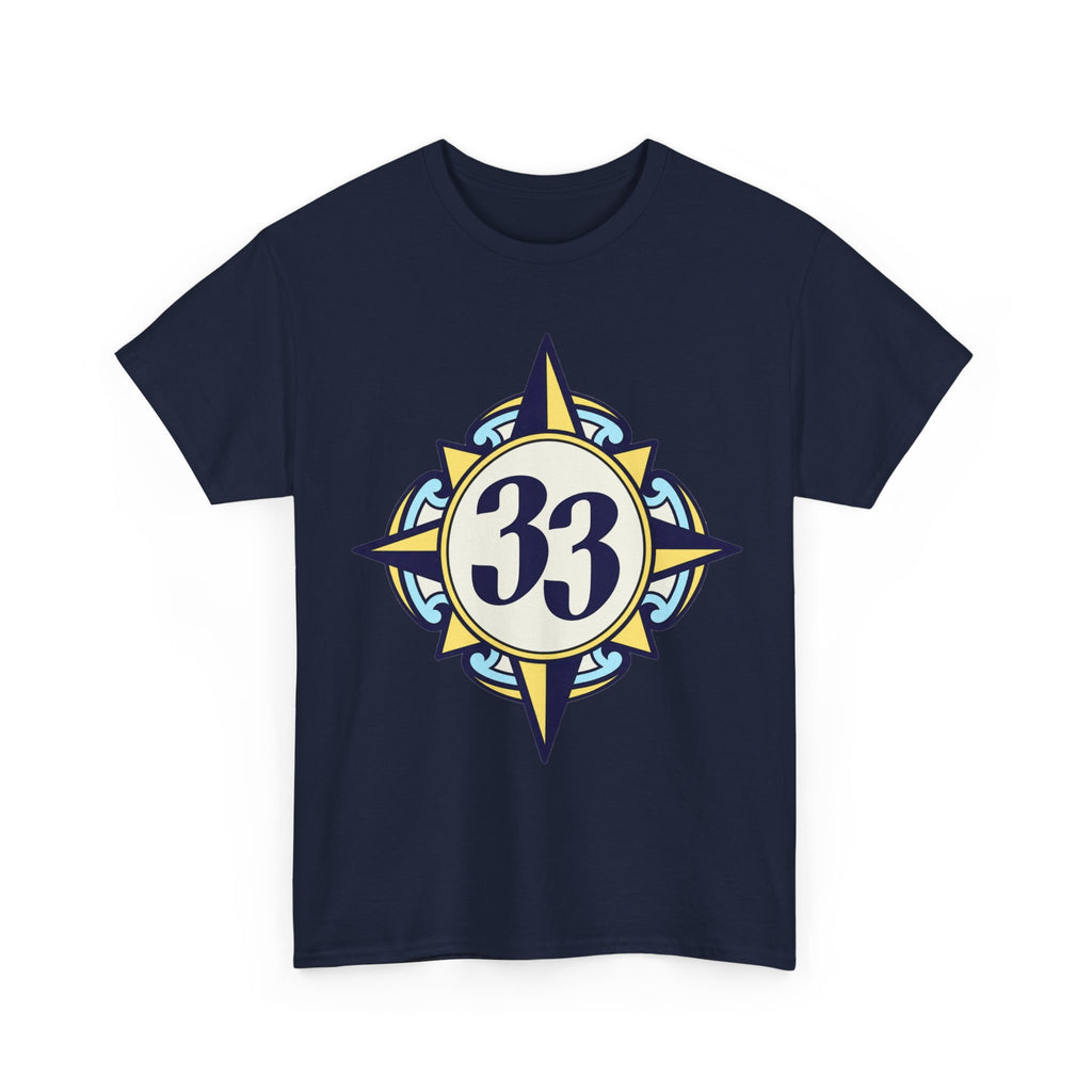 33 Compass Disney Inspired Tee - Nautical Retro Compass Graphic T-Shirt