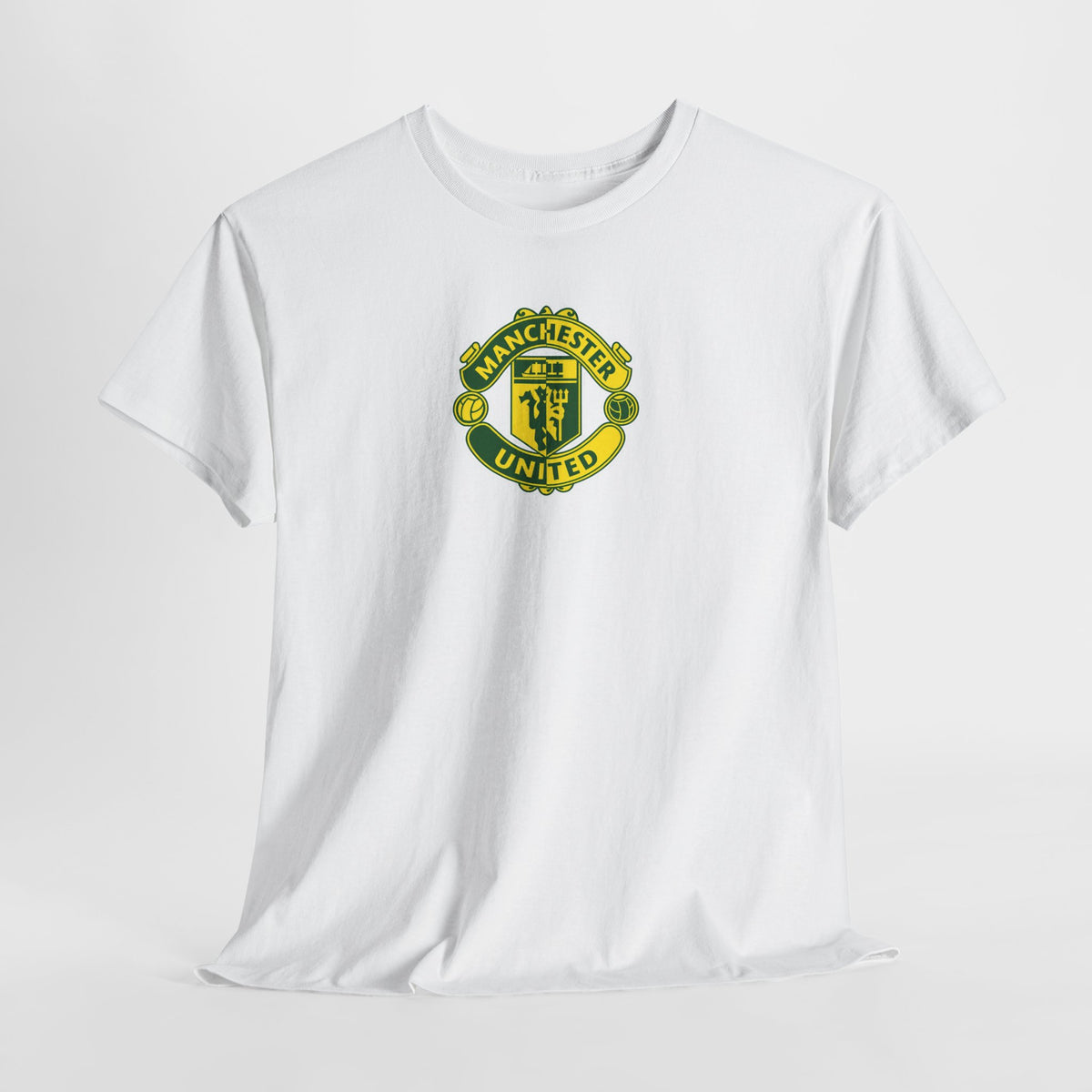 Manchester United Retro Crest Cotton T-Shirt