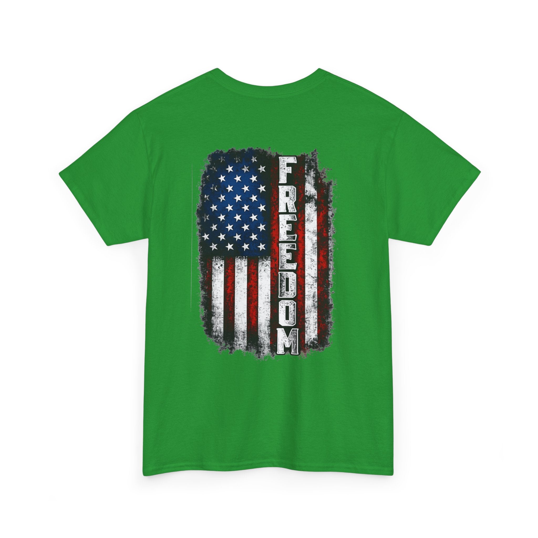 Freedom American Flag T-Shirt — Distressed USA Patriotic Tee