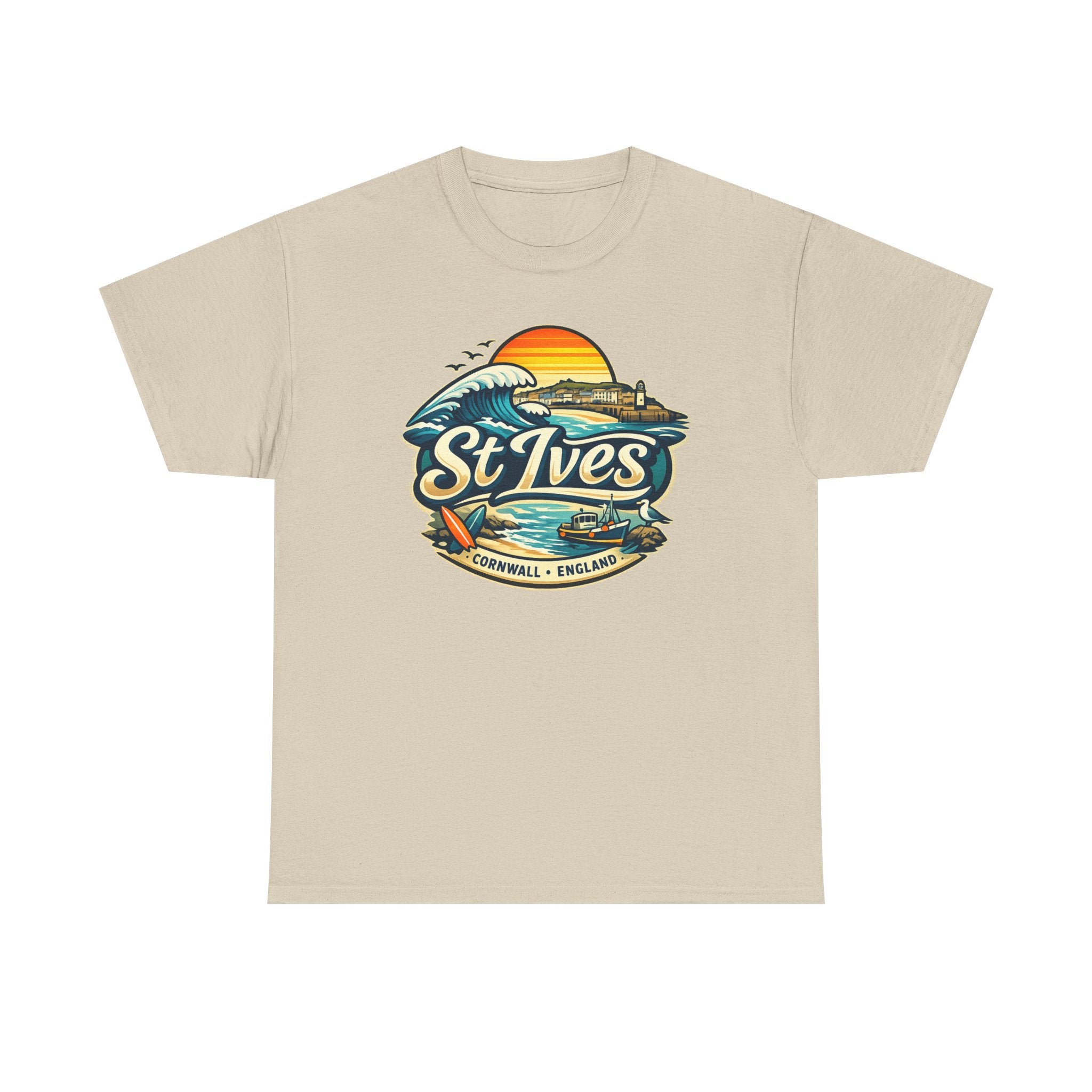 St Ives Cornwall Vintage Surf Tee