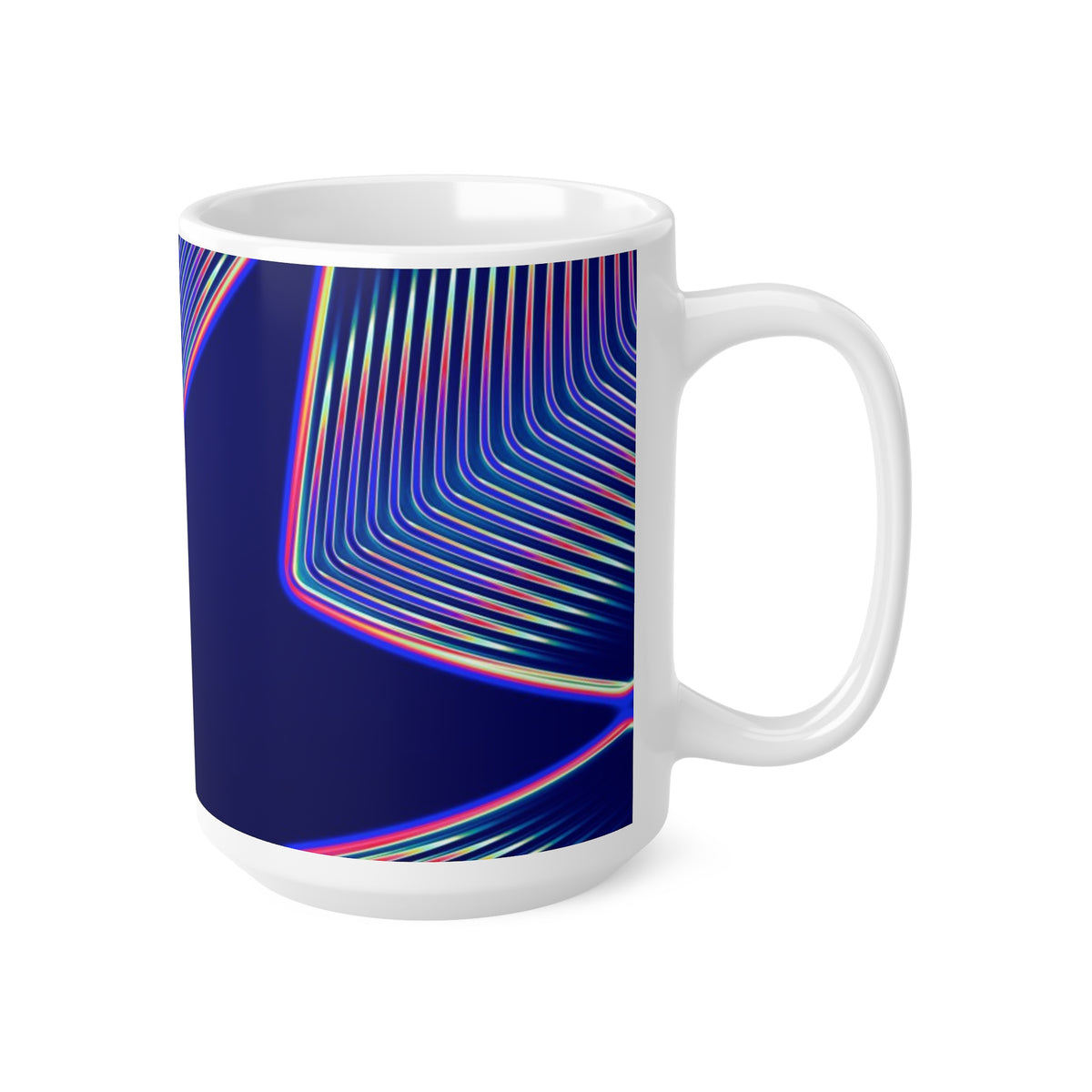 Champions League Star Ceramic Coffee Mug — Retro Wave 11oz & 15oz