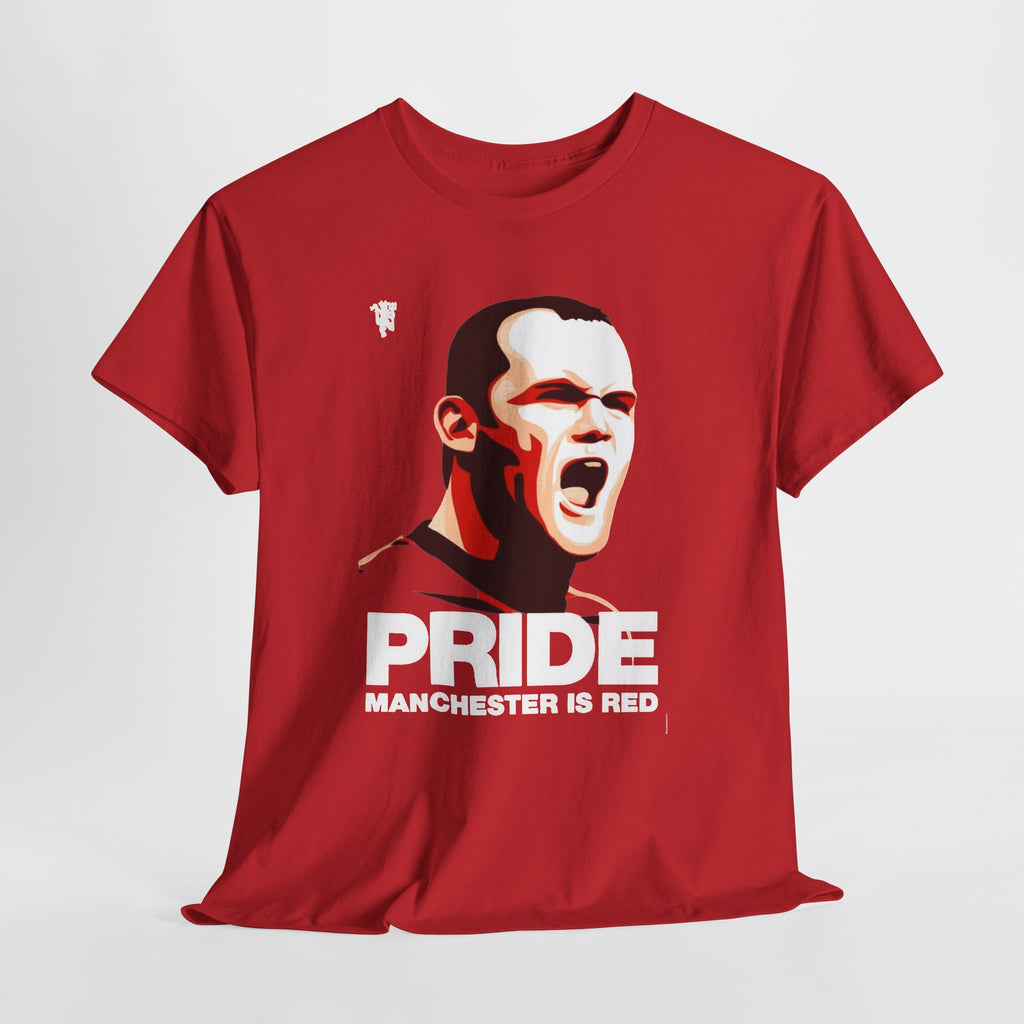 Manchester Pride Tee — “Pride Manchester Is Red” Football Fan Shirt