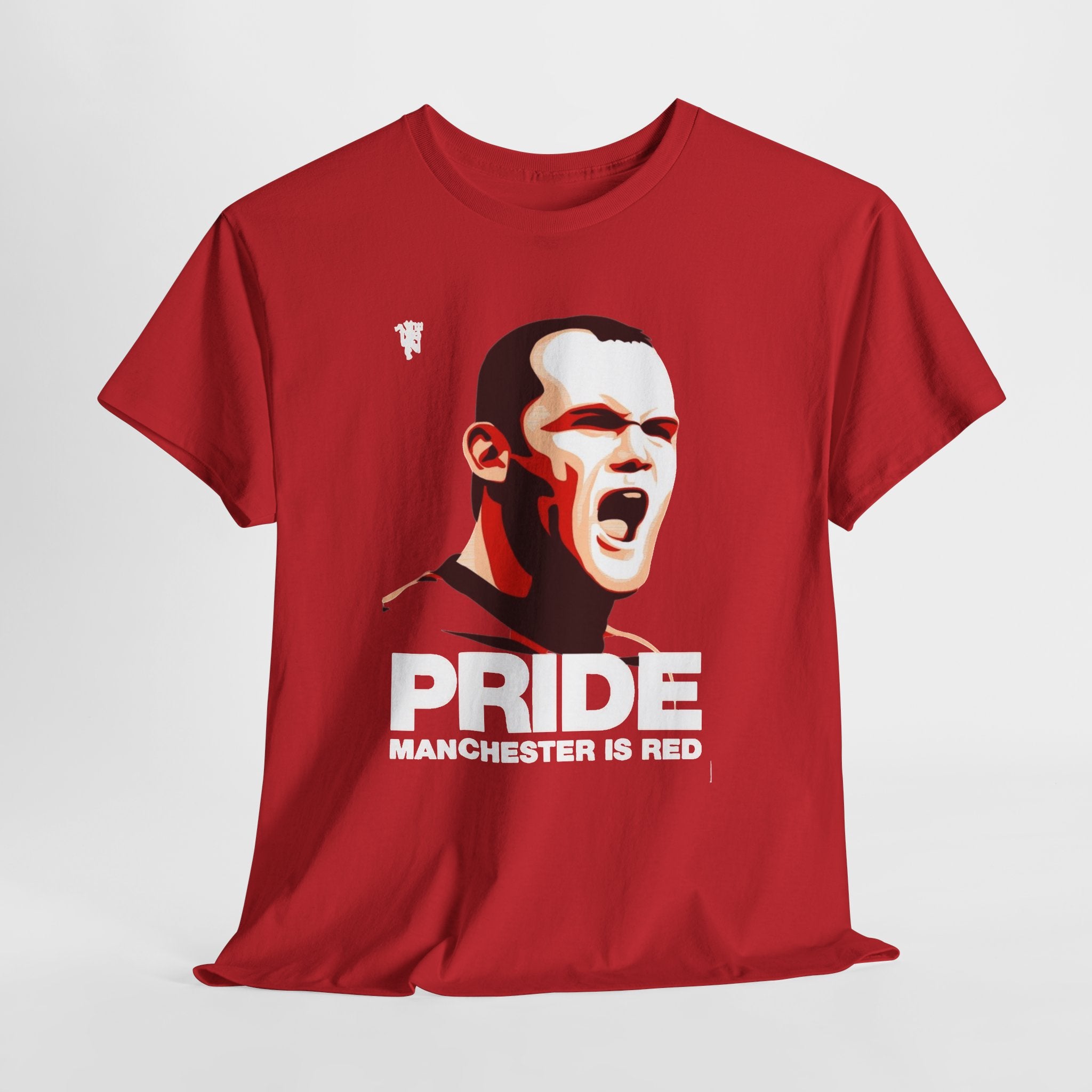Manchester Pride Tee — “Pride Manchester Is Red” Football Fan Shirt