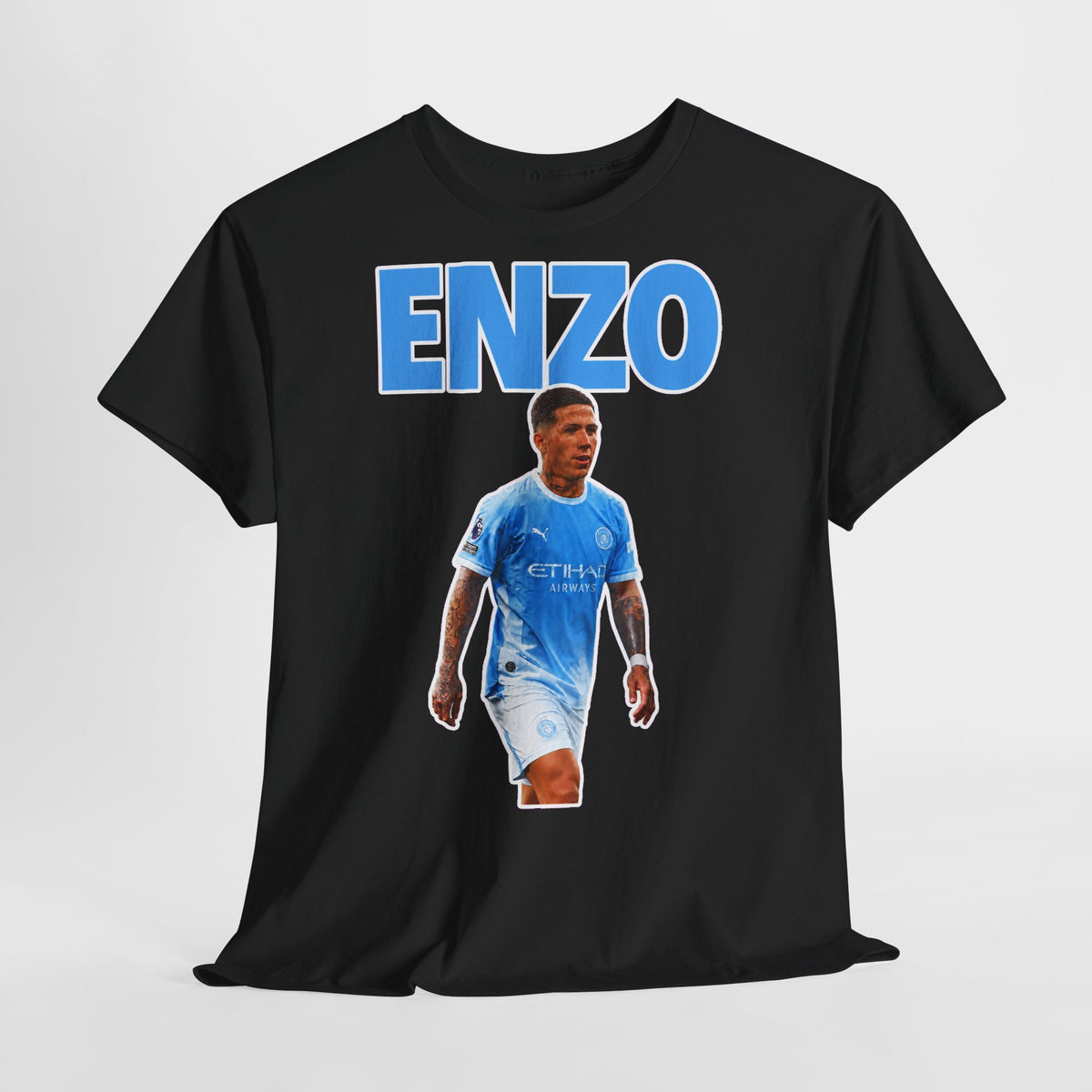 Enzo Fernandez Manchester City Inspired Cotton T-Shirt