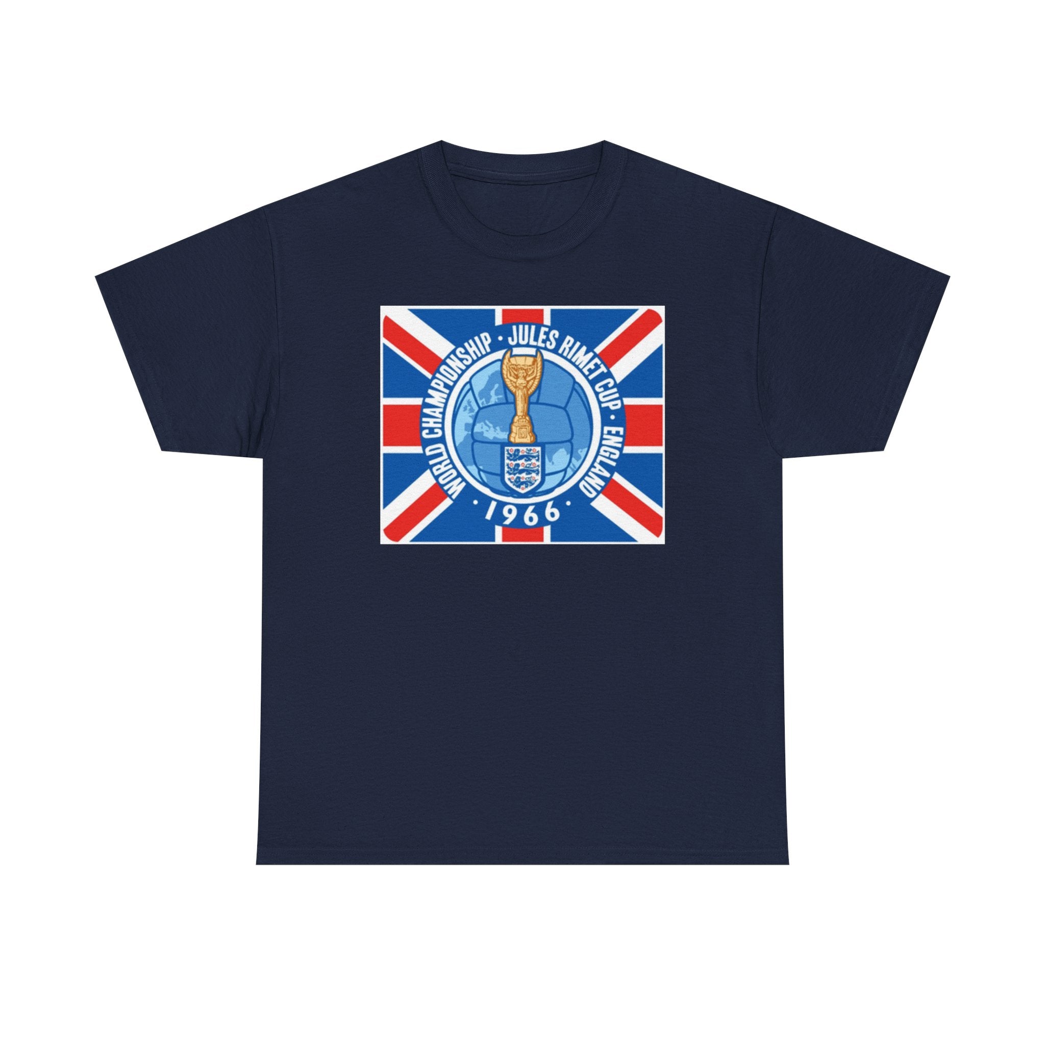 1966 World Cup Jules Rimet Trophy Tee — Vintage England Football Shirt