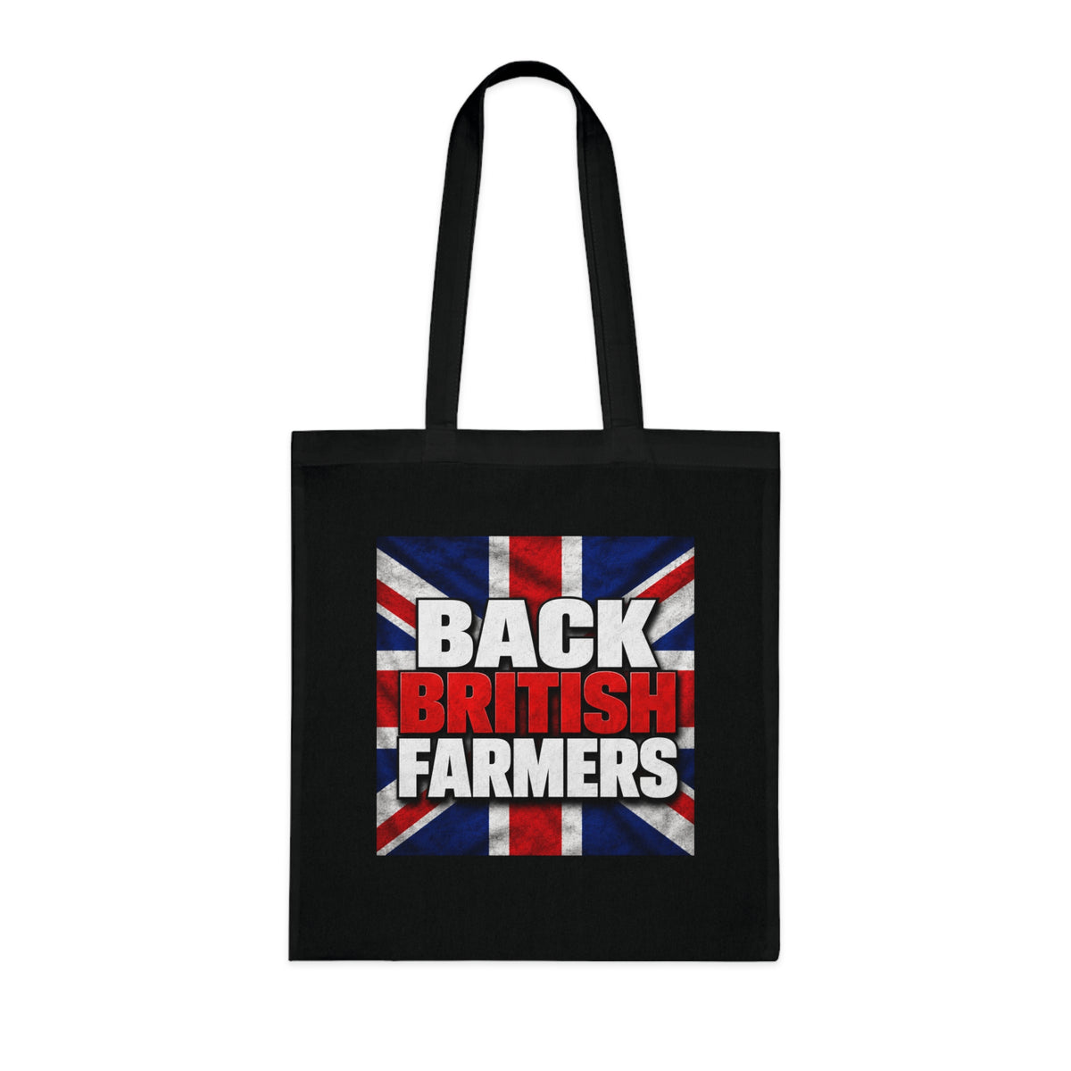 Back British Farmers Tote Bag — Union Jack Cotton Shopper