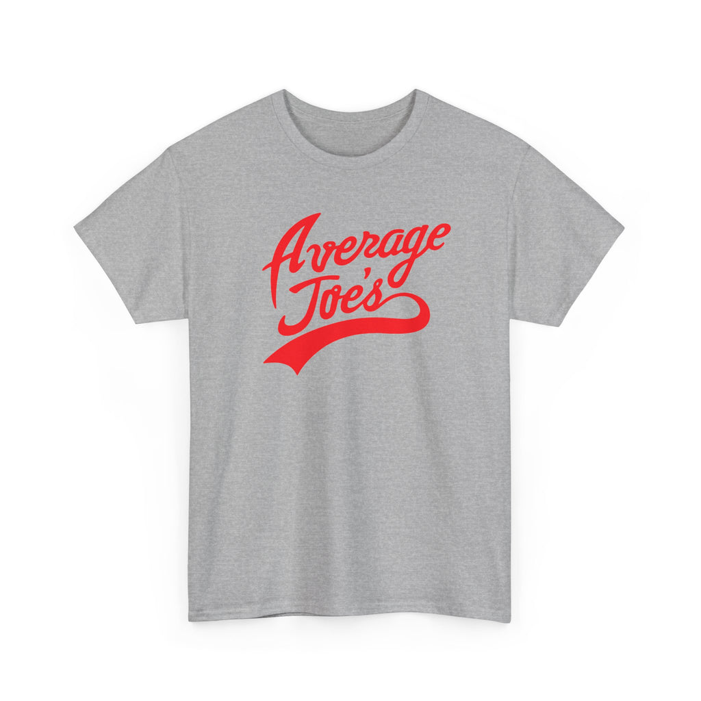 Average Joe's Graphic Tee — Retro Script White T-Shirt