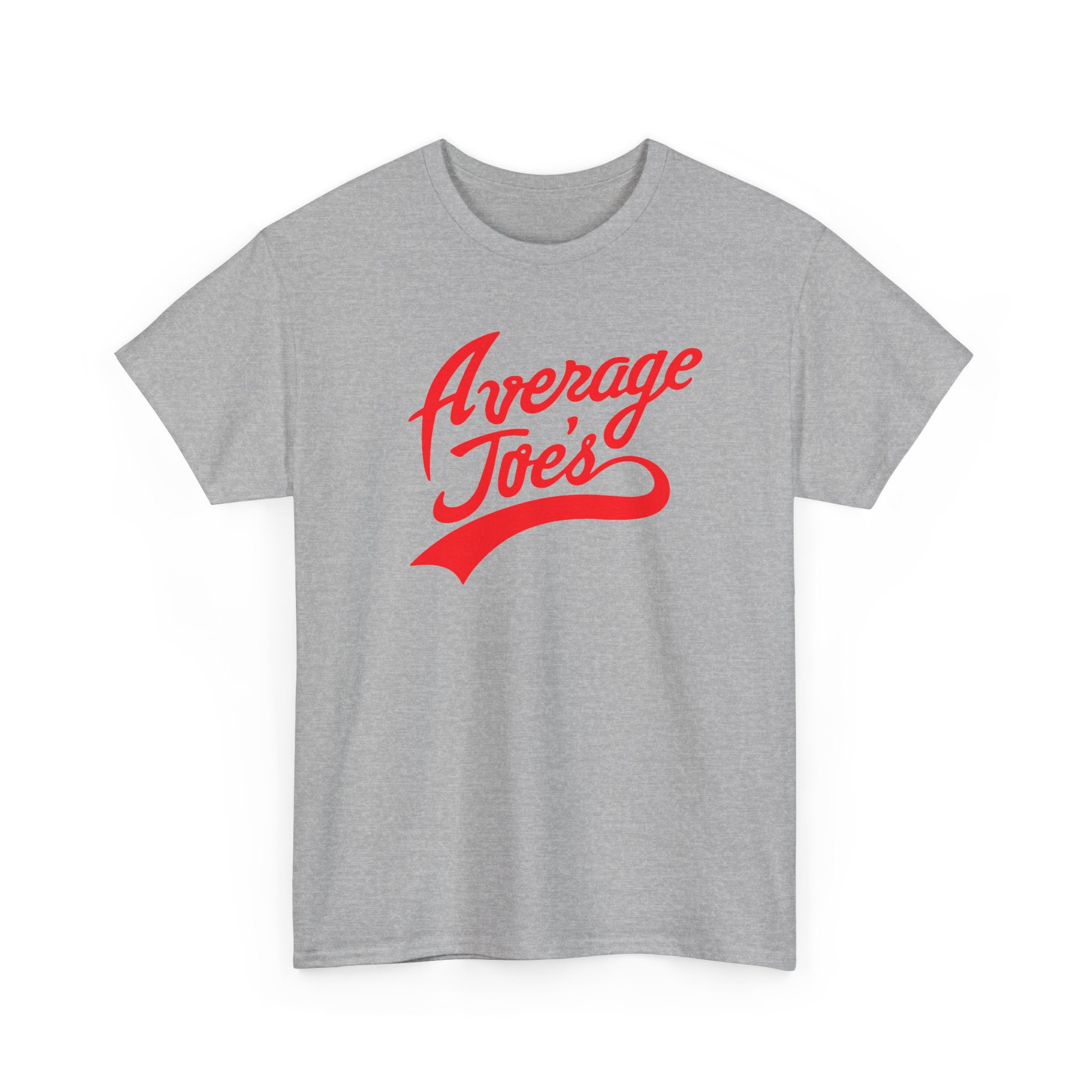 Average Joe's Graphic Tee — Retro Script White T-Shirt