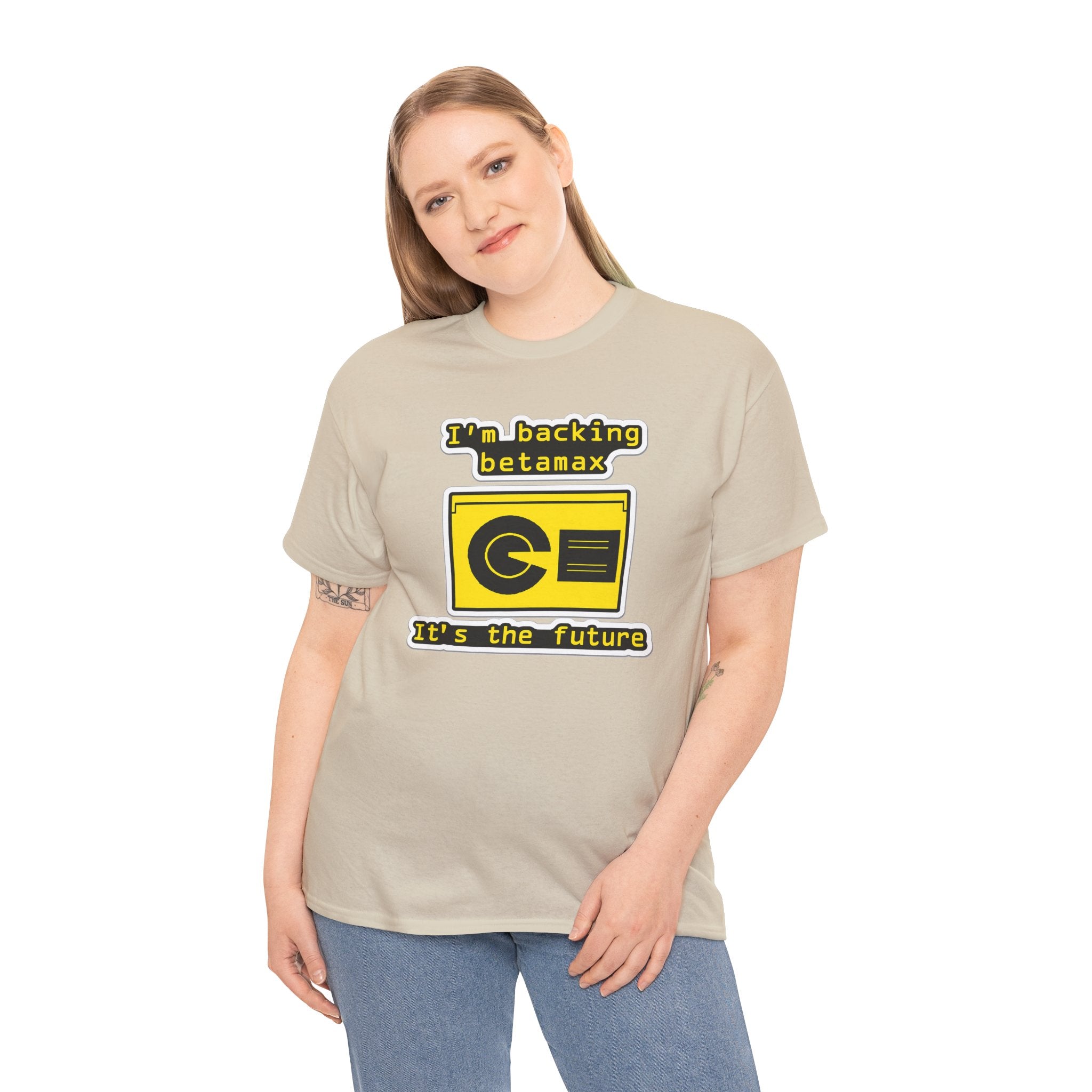 Betamax Retro Tee — "I’m backing betamax, it’s the future" Vintage Cassette T-Shirt