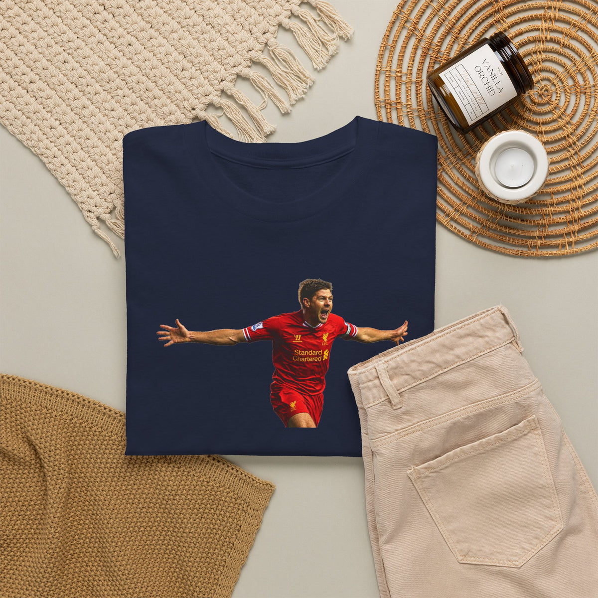 Steven Gerrard Liverpool Cotton T-Shirt
