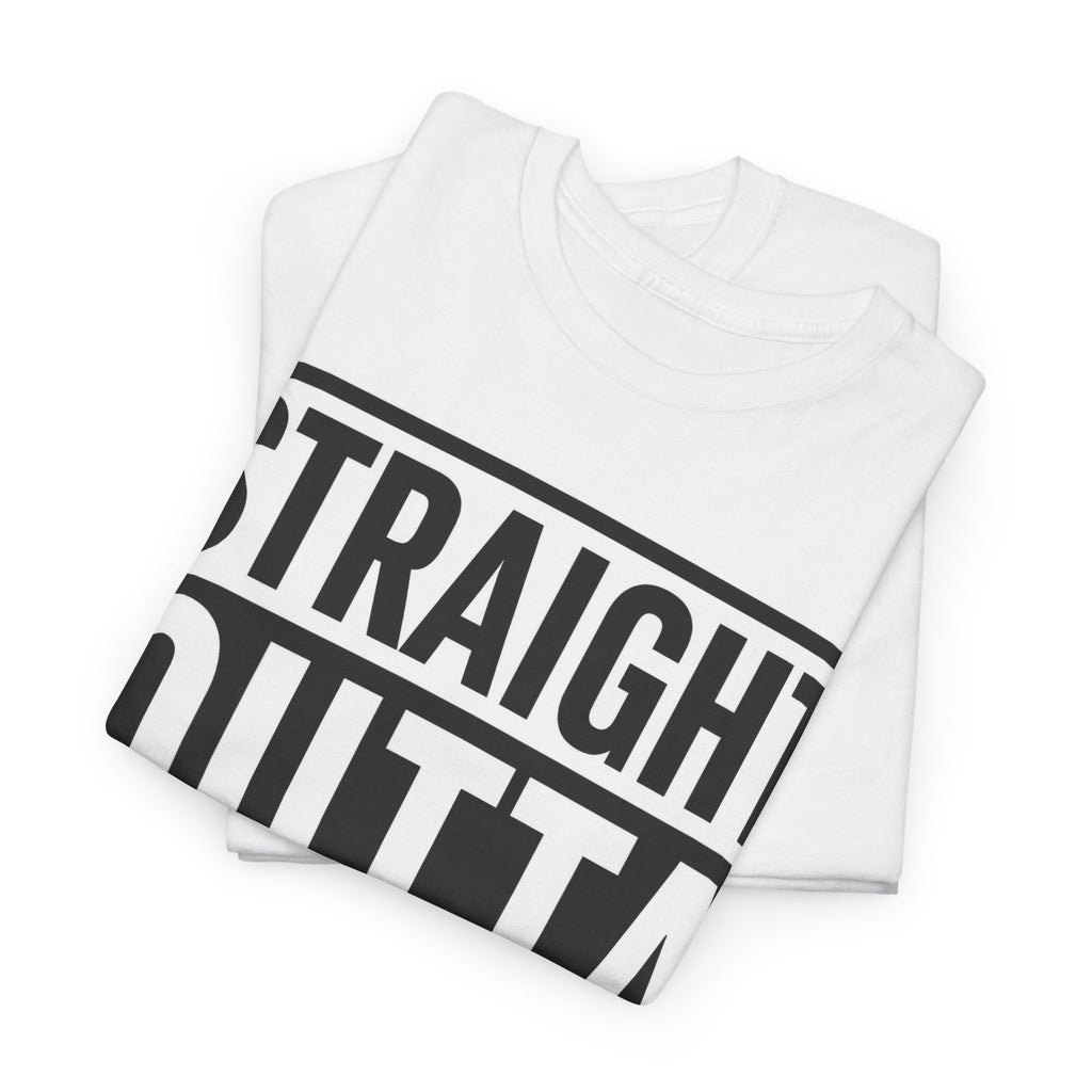 Straight Outta the Gym T-Shirt — Funny Gym Workout Tee with Laughing Emoji