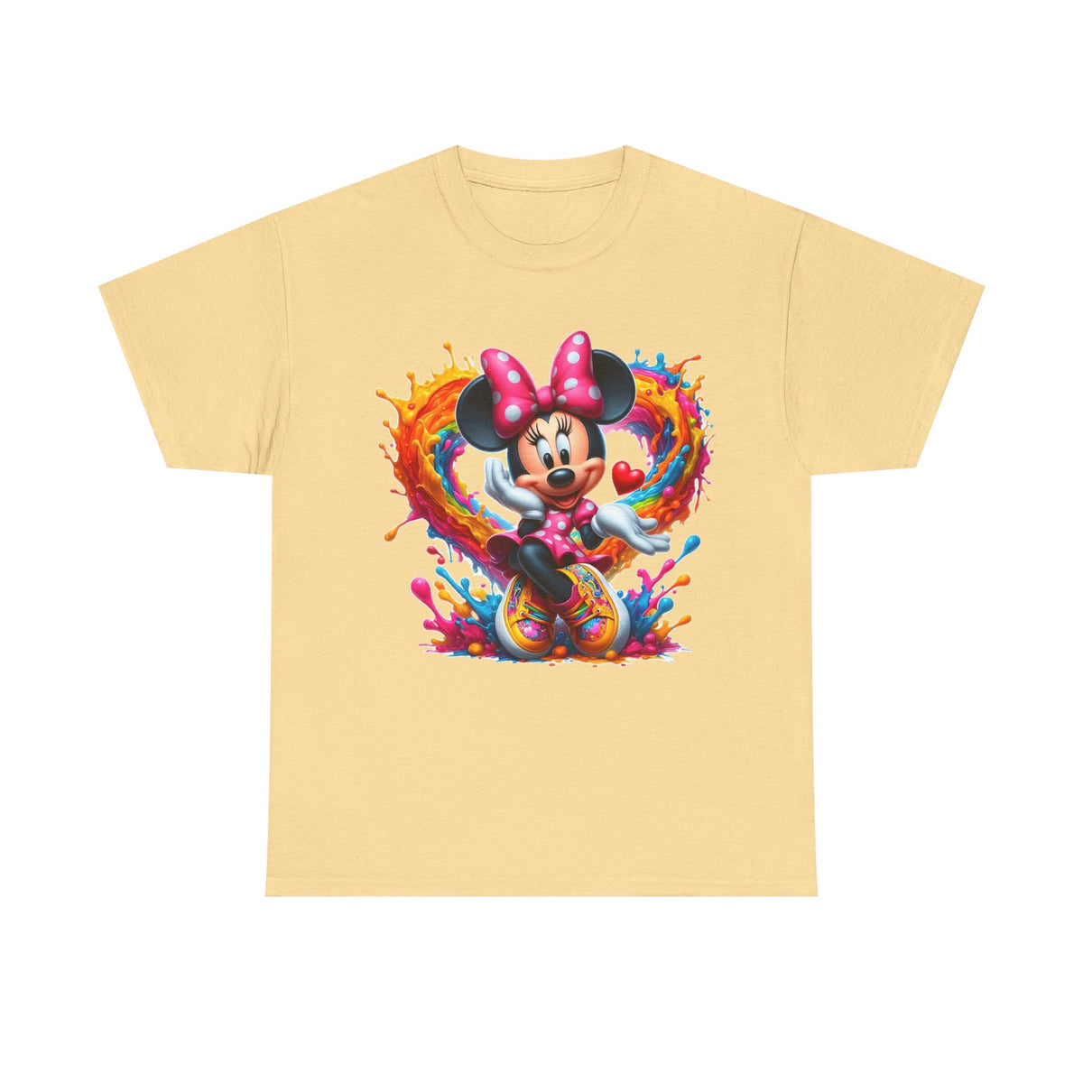 Minnie Mouse Unofficial Color Splash T‑Shirt
