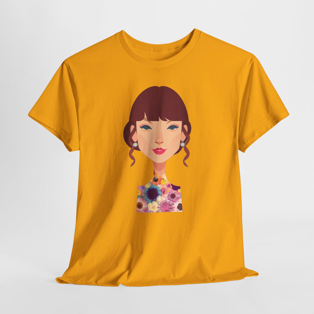 T Swift Illustration Cotton T-Shirt