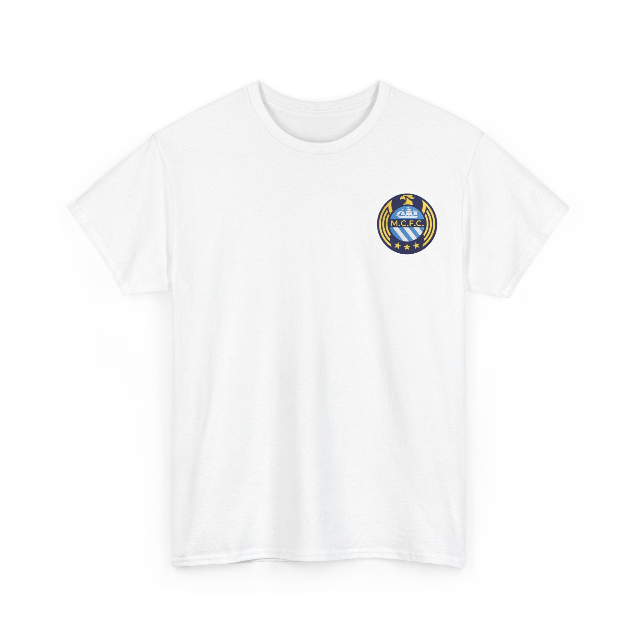 MCFC Unofficial Crest / Badge Tee — Nautical Compass Emblem Shirt