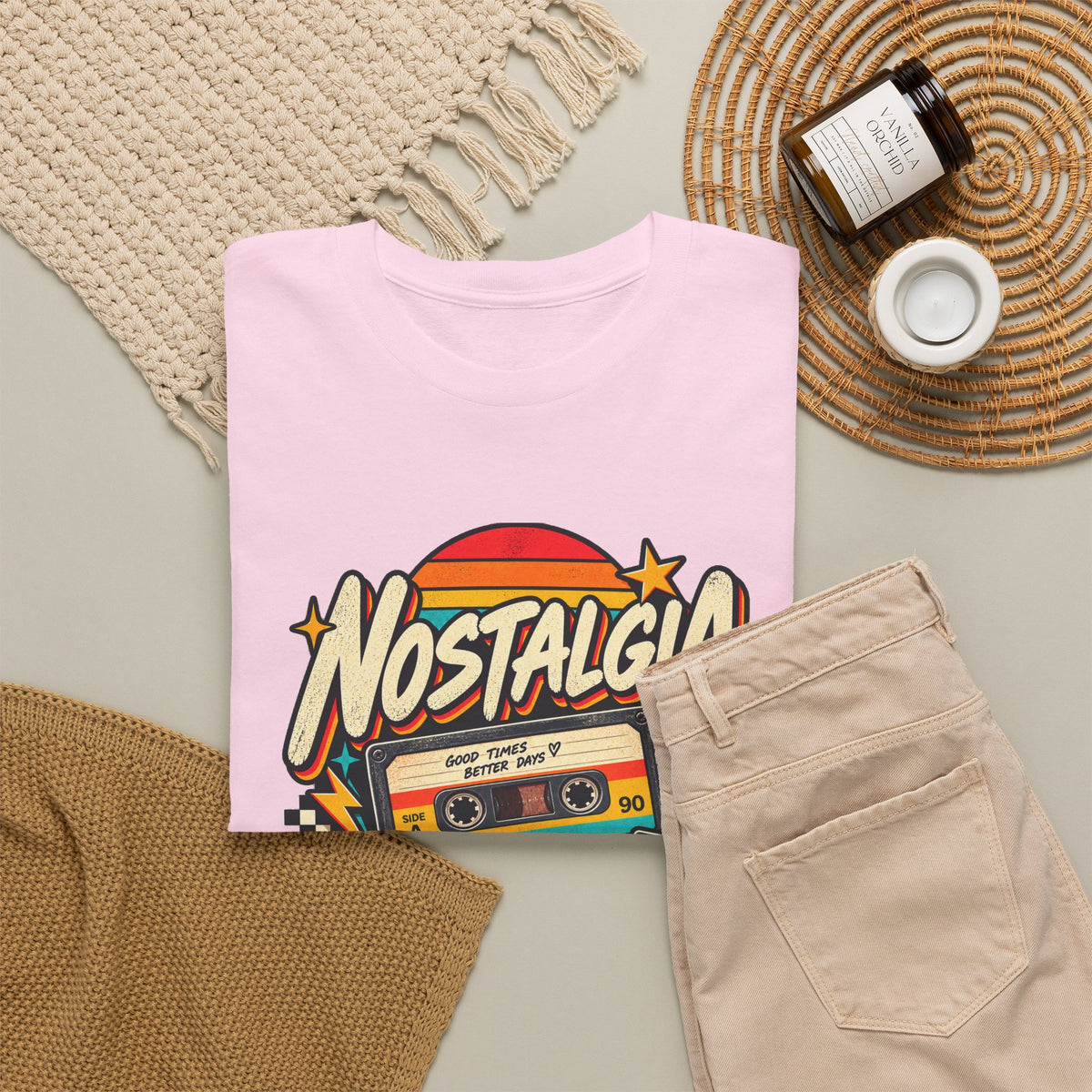 Nostalgia Never Gets Old Unisex Heavy Cotton Tee