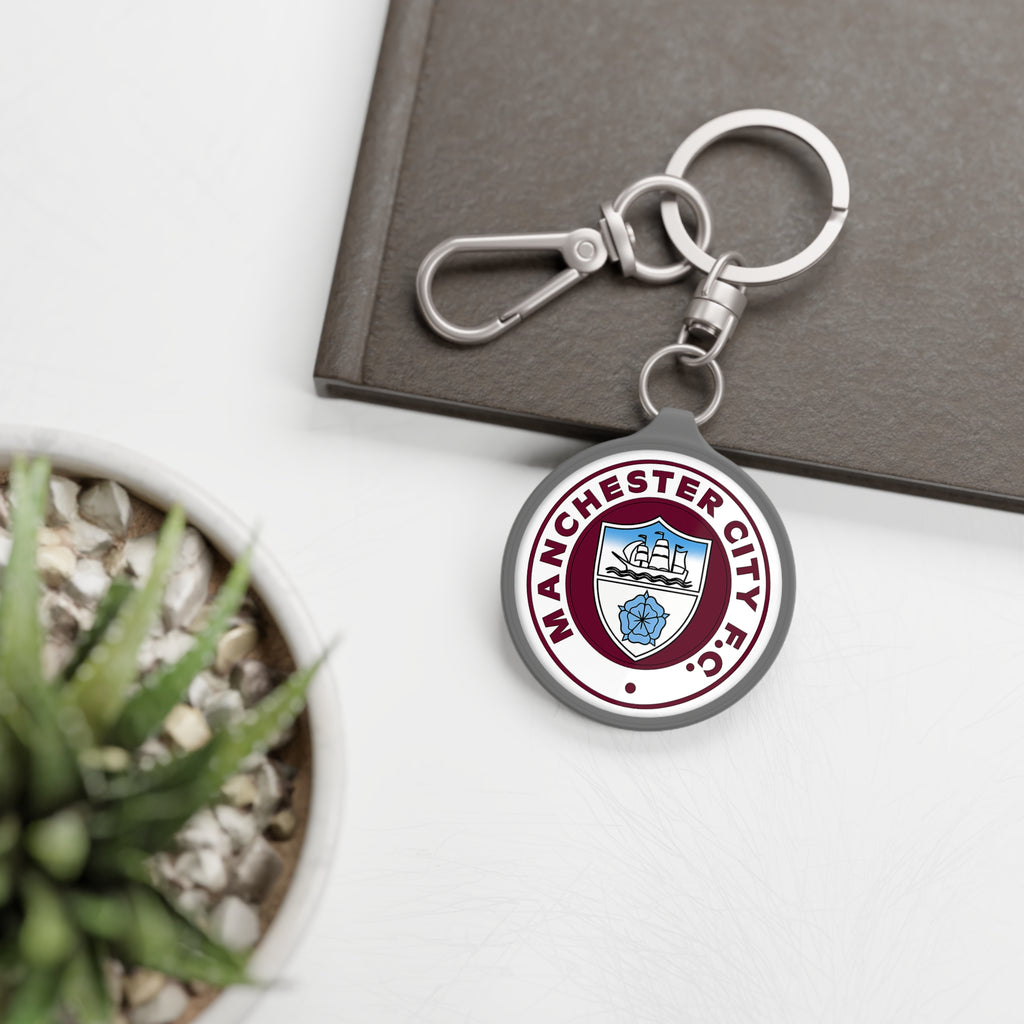 Manchester City F.C. Round Keyring Tag – Football Fan Keychain
