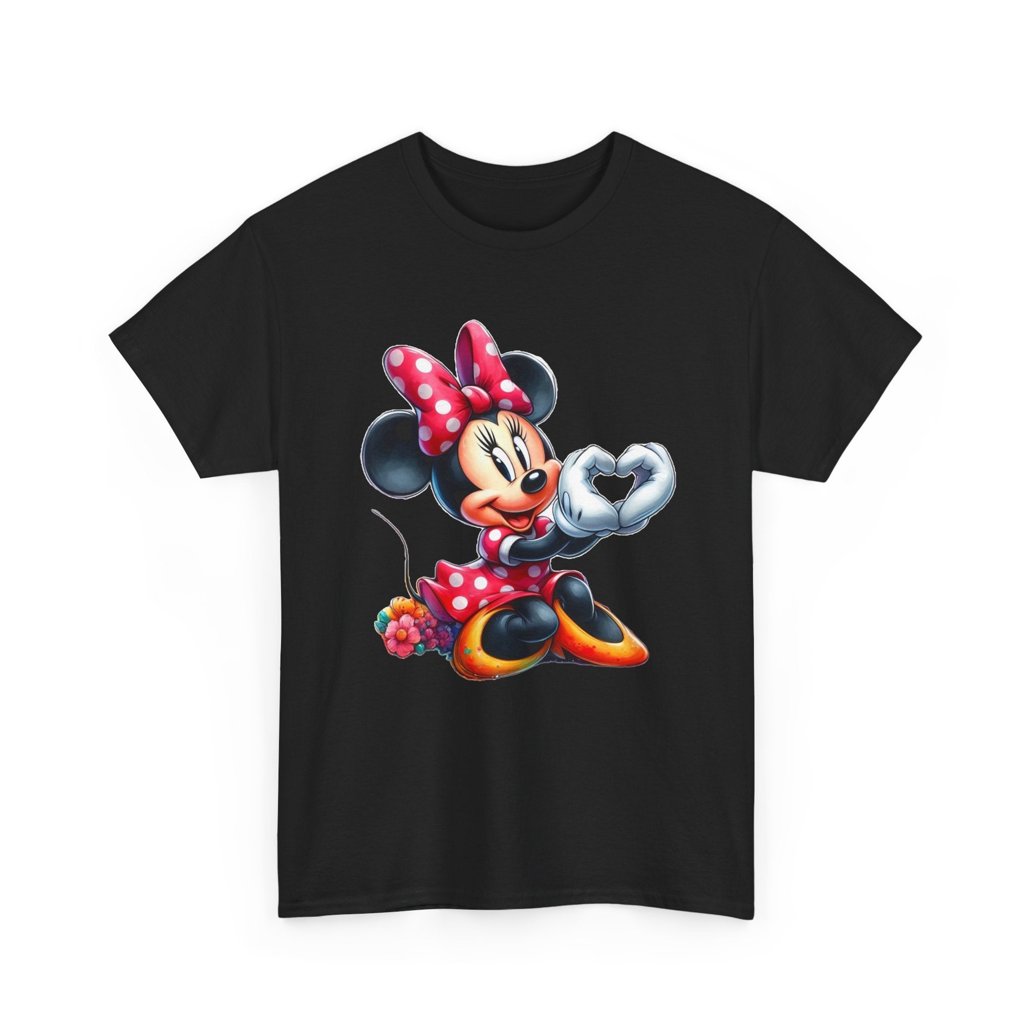 Minnie Mouse Character Heart Graphic Tee