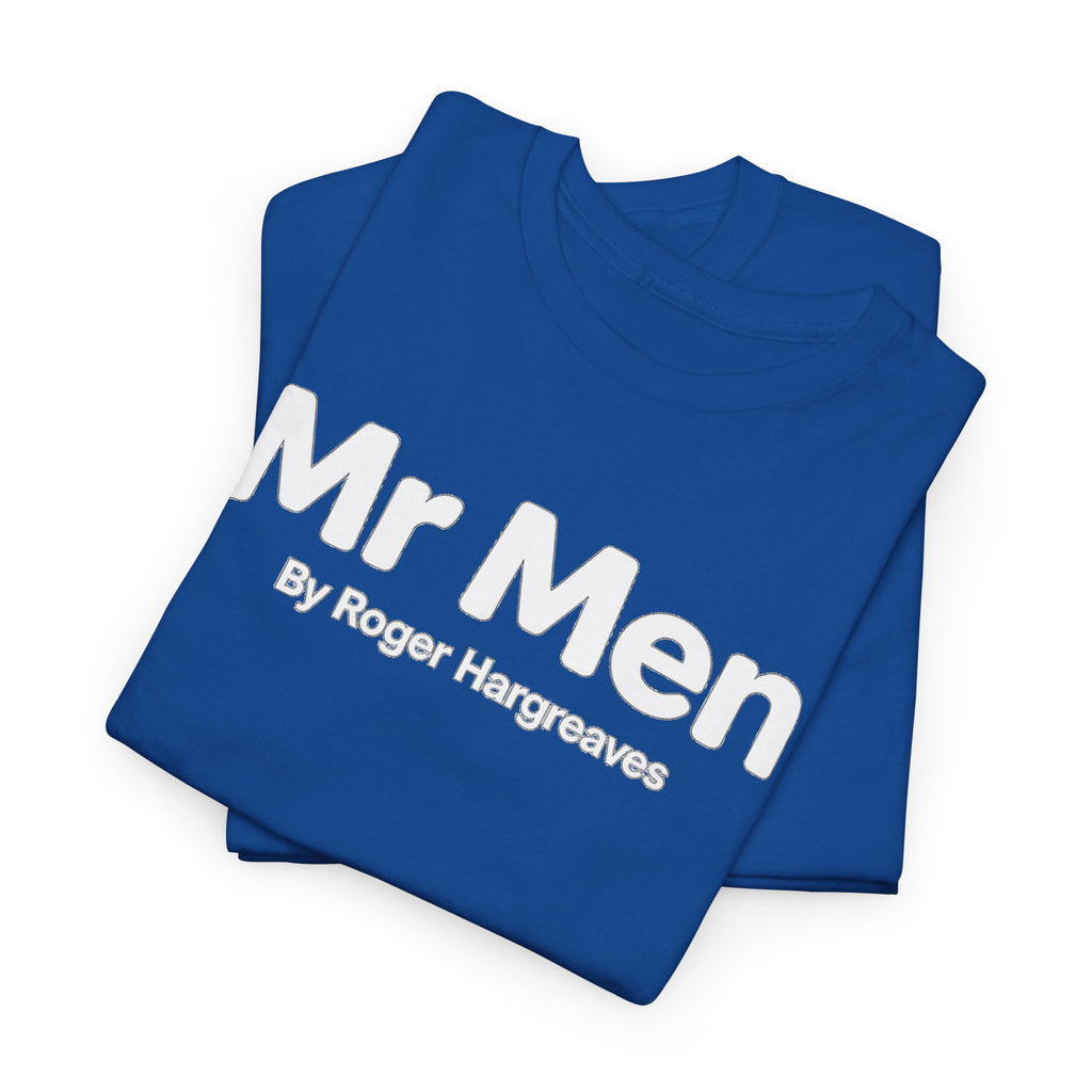 Mr Men T-Shirt – Retro 'Mr Men by Roger Hargreaves' Logo Tee
