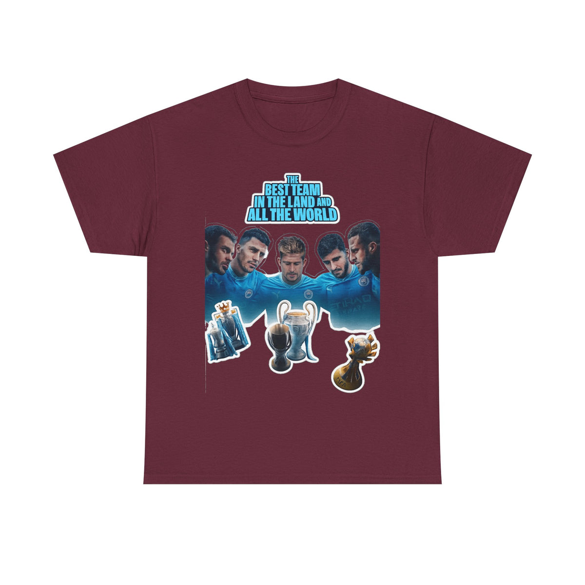 Manchester City — "Best Team in the Land and All the World" Cotton T-Shirt