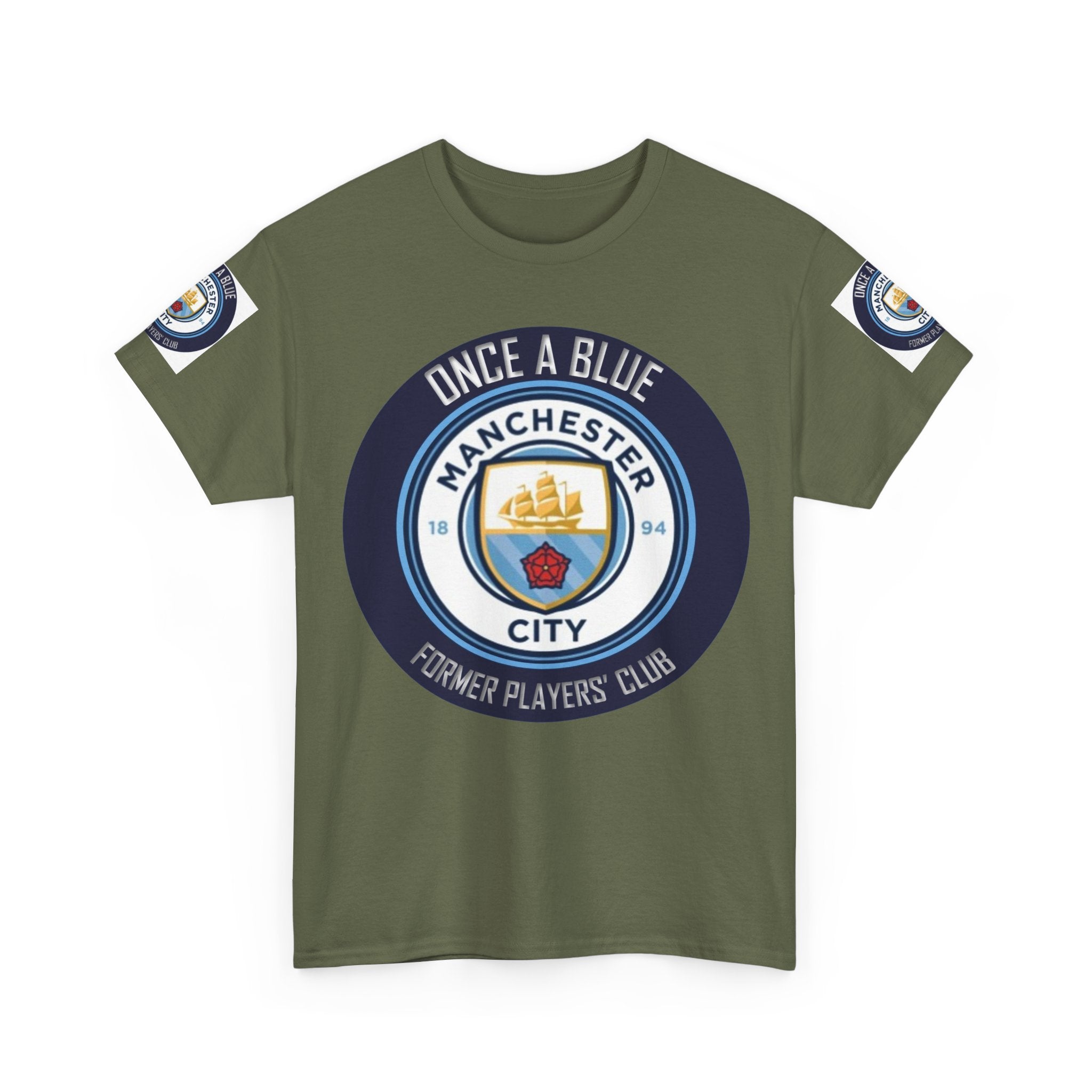 Manchester City 'Once A Blue' Tee — Former Players Club Football Shirt