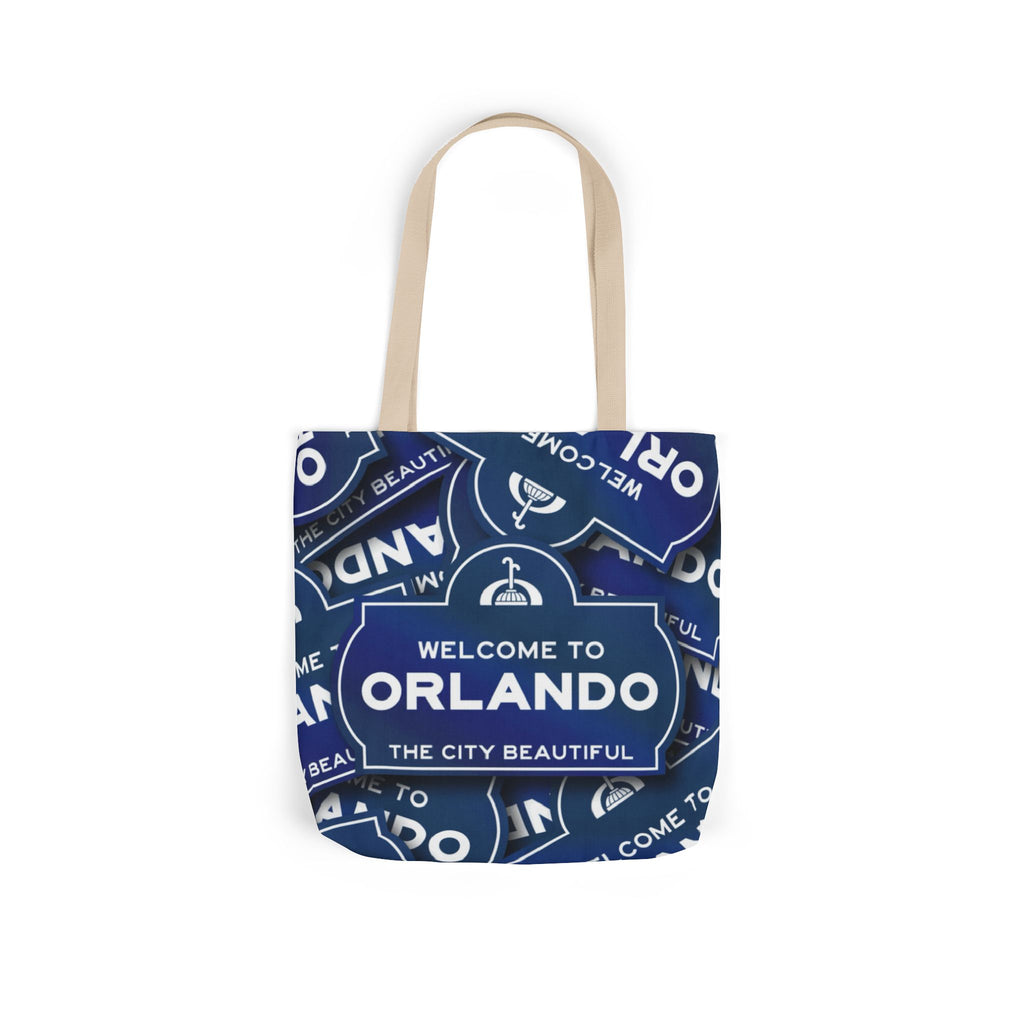 Orlando Welcome Sign Canvas Tote