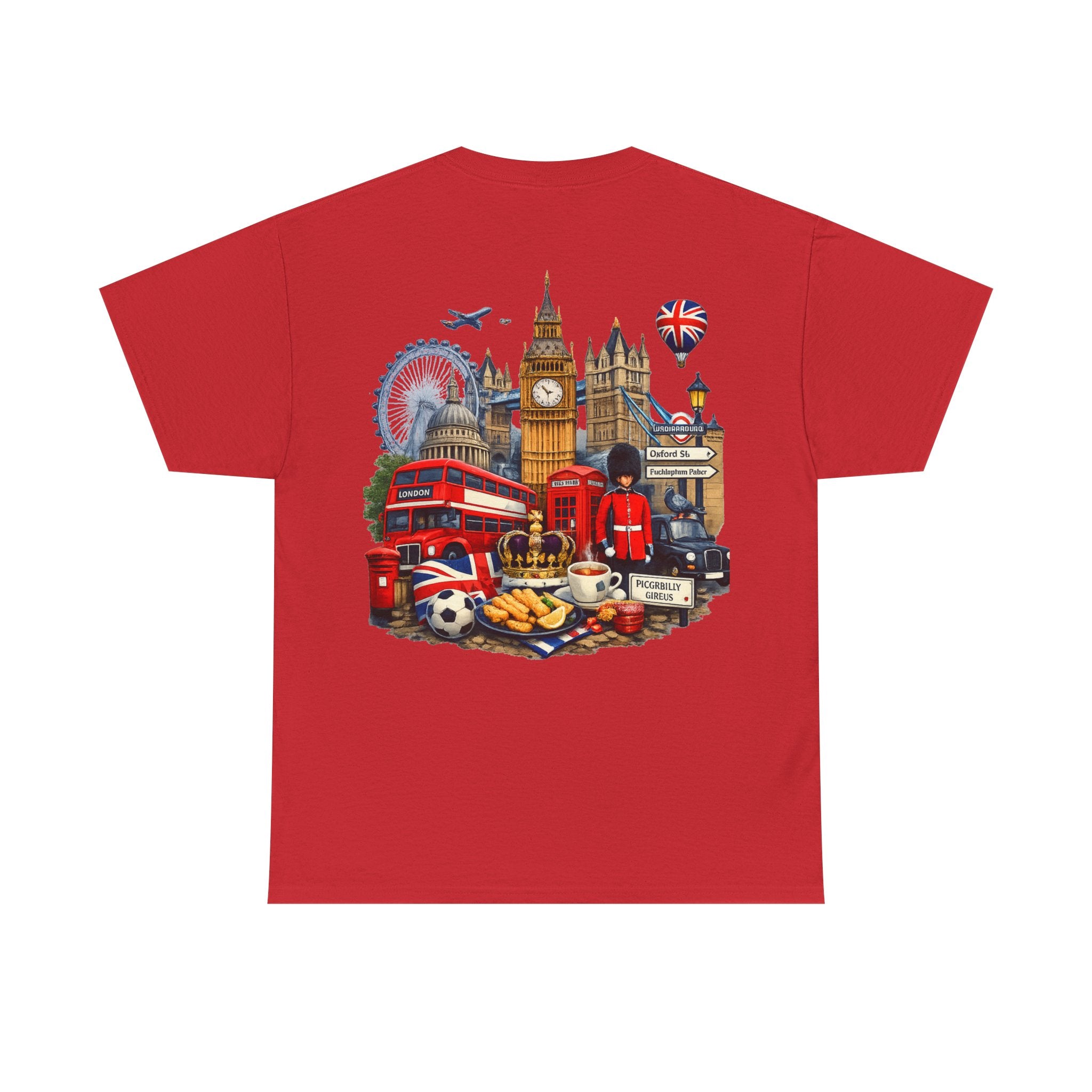 London Landmarks T‑Shirt — British Icons Collage Tee