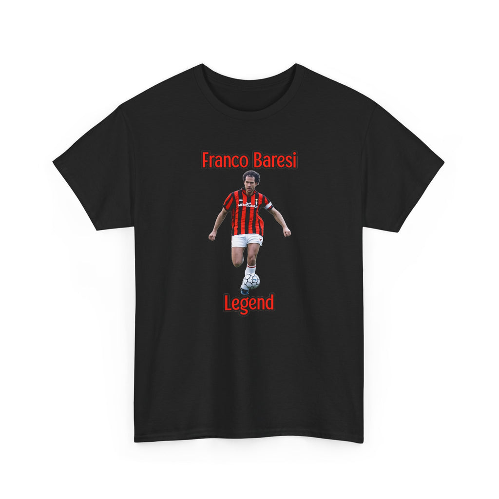 Franco Baresi Legend Tee — AC Milan Retro Soccer Graphic T-Shirt