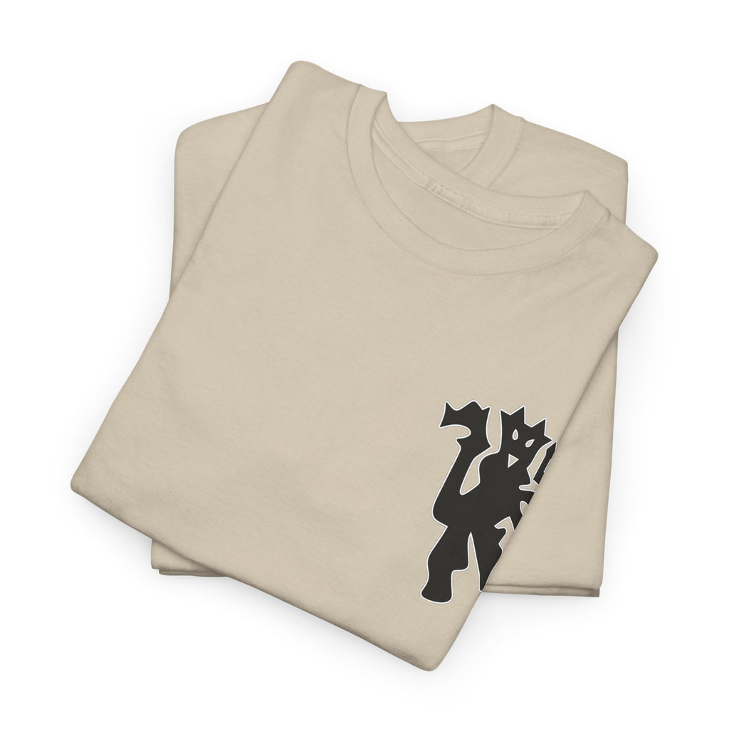Manchester United Devil Cotton T-Shirt – Retro Trident Football Crest Tee