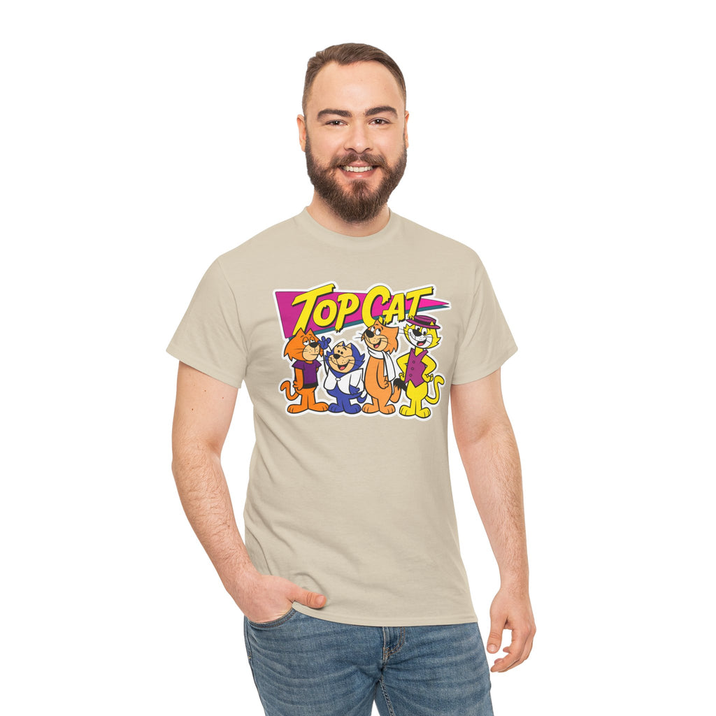 Top Cat Retro Cartoon Cotton T-Shirt / Tee