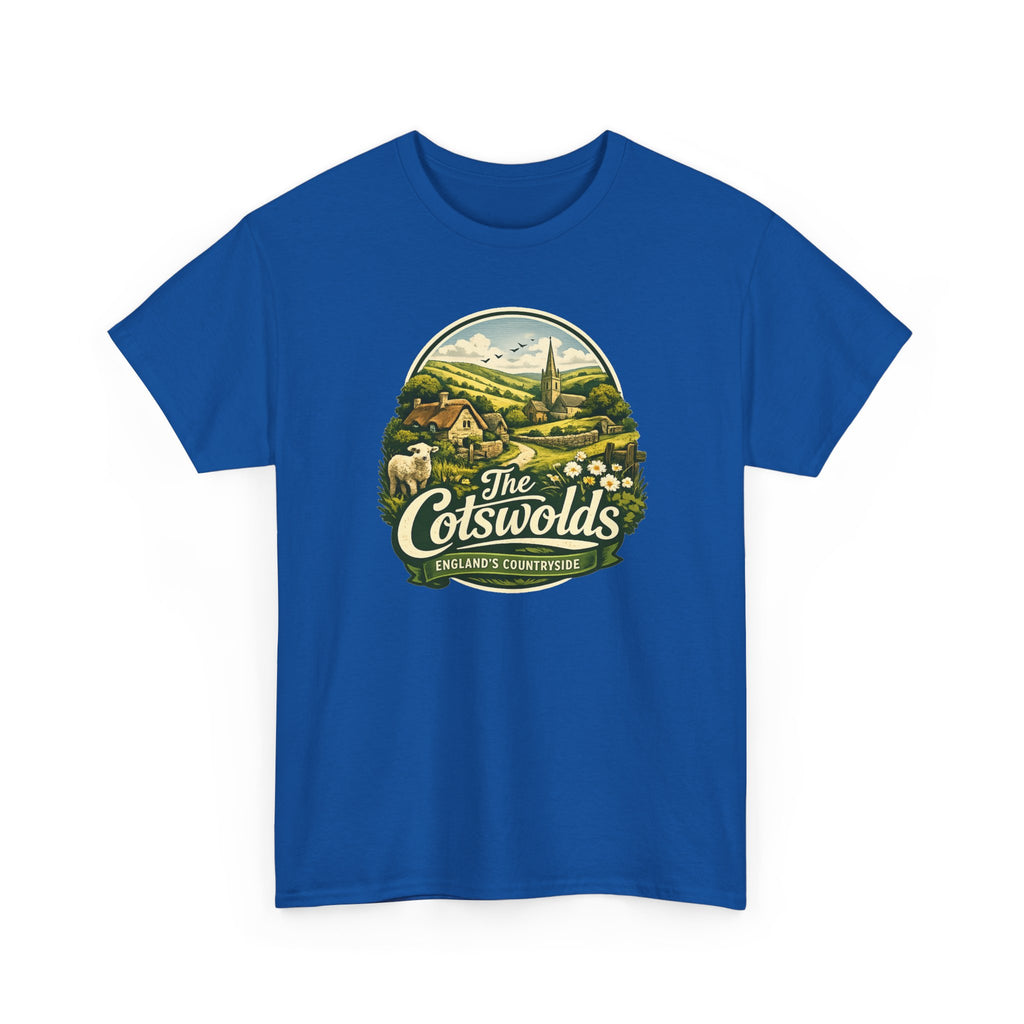 Cotswolds Vintage Landscape T‑Shirt — The Cotswolds Countryside Tee