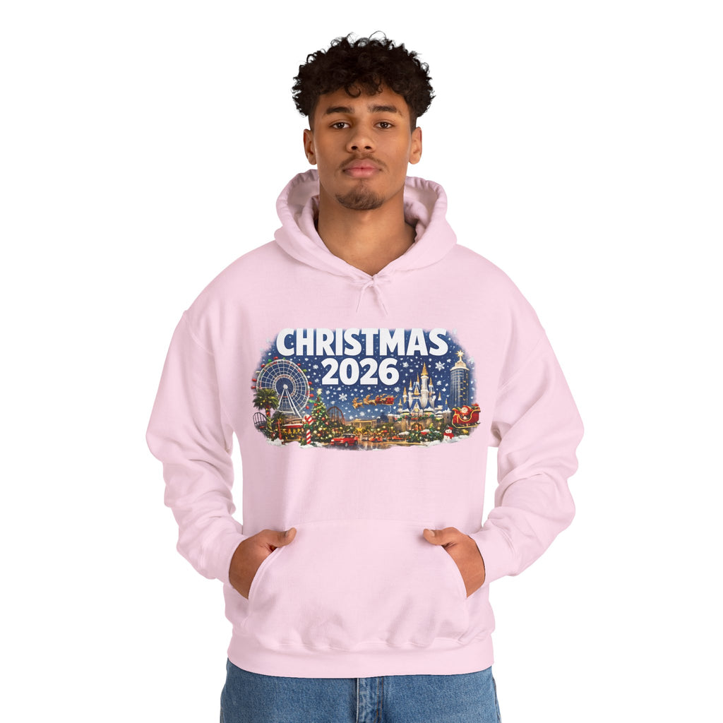 Christmas 2026 Holiday Hoodie — Festive Winter Village Sweatshirt