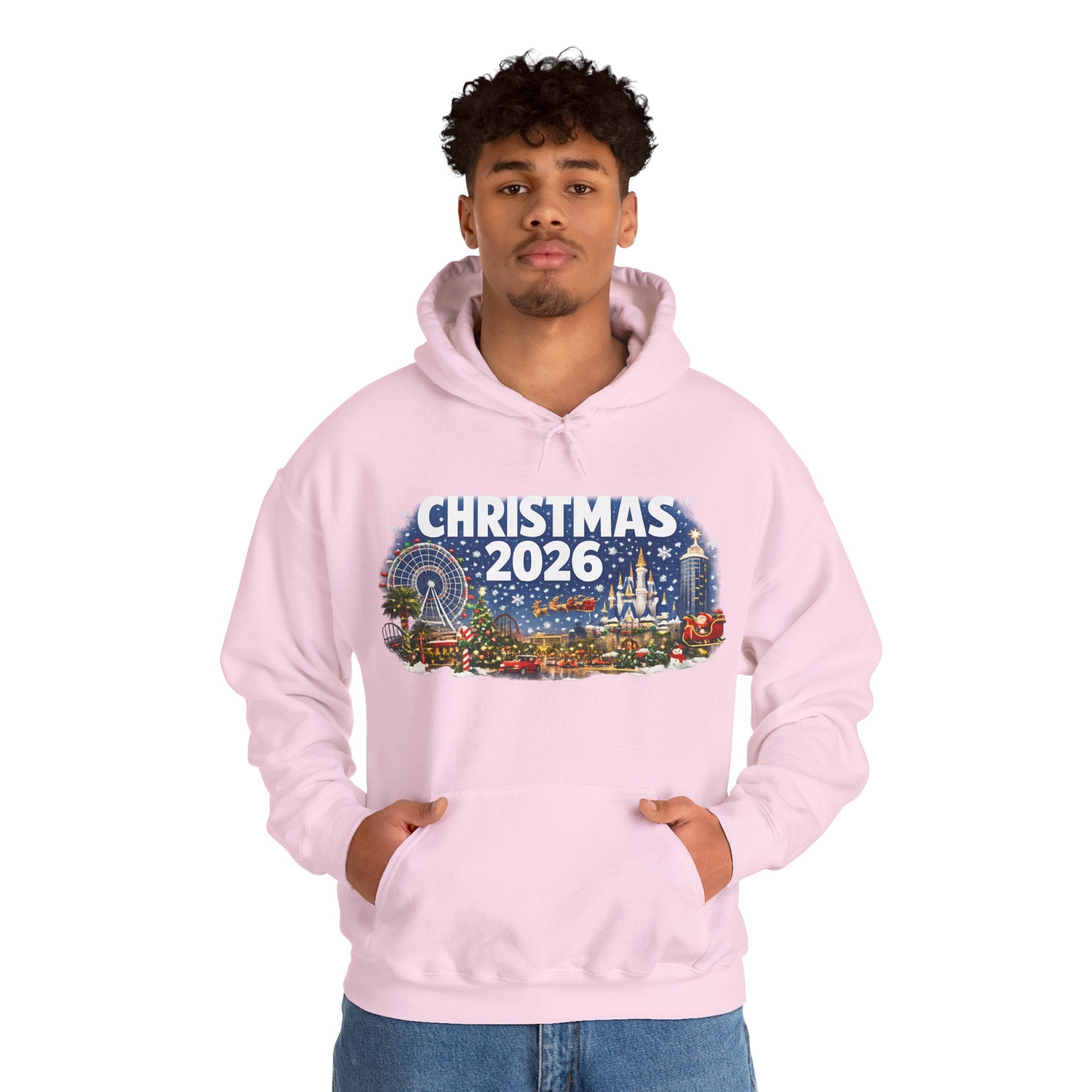 Christmas 2026 Holiday Hoodie — Festive Winter Village Sweatshirt