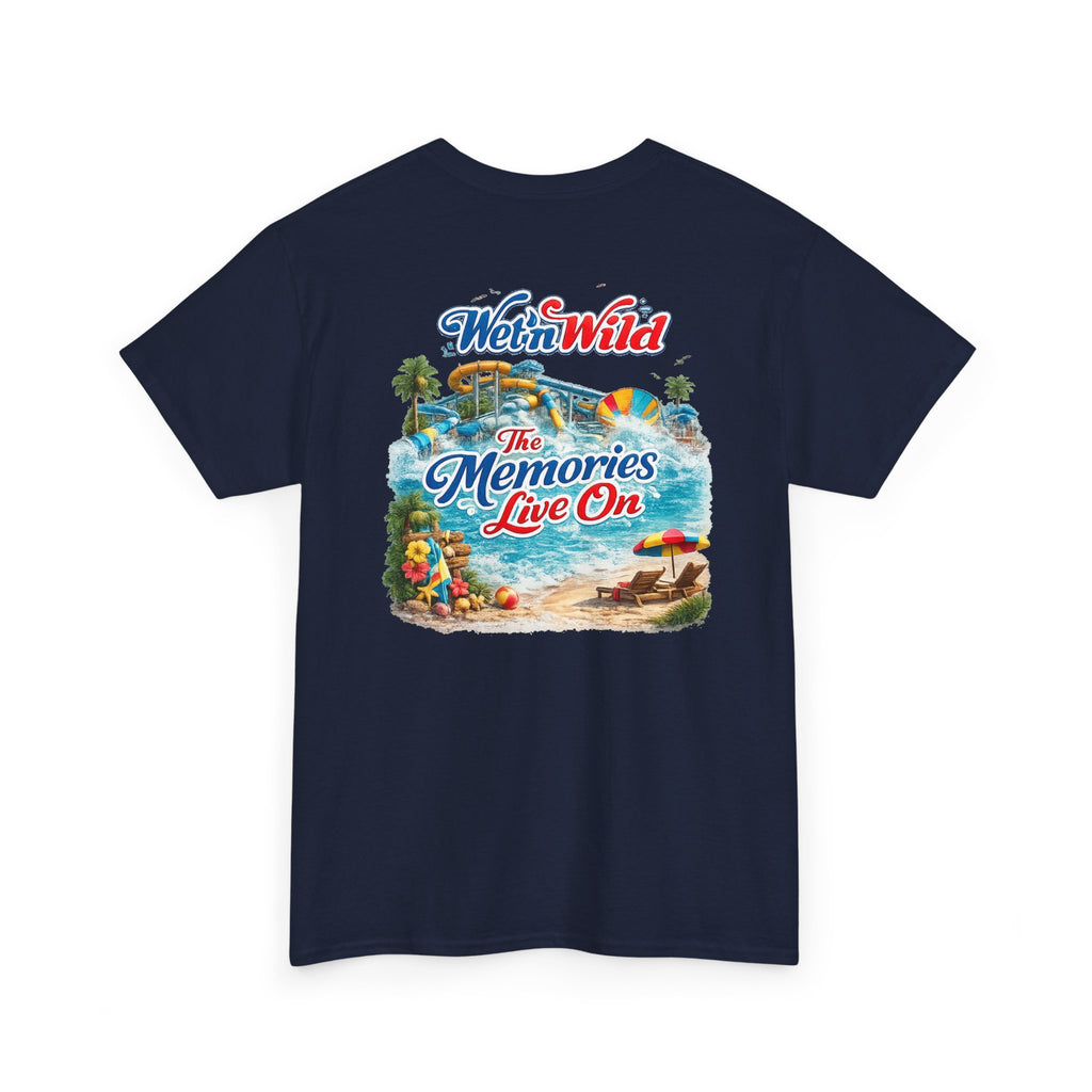 Wet 'n Wild Orlando Graphic Tee — "The Memories Live On" Retro Vacation T‑Shirt