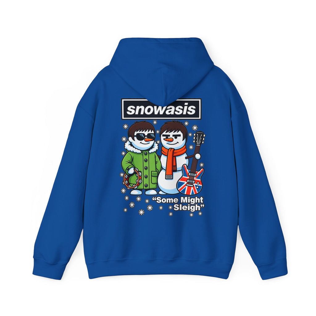 2027 Snowasis Holiday Hoodie — "Some Might Sleigh" Snowman Christmas #Oasis Inspired Hoodie
