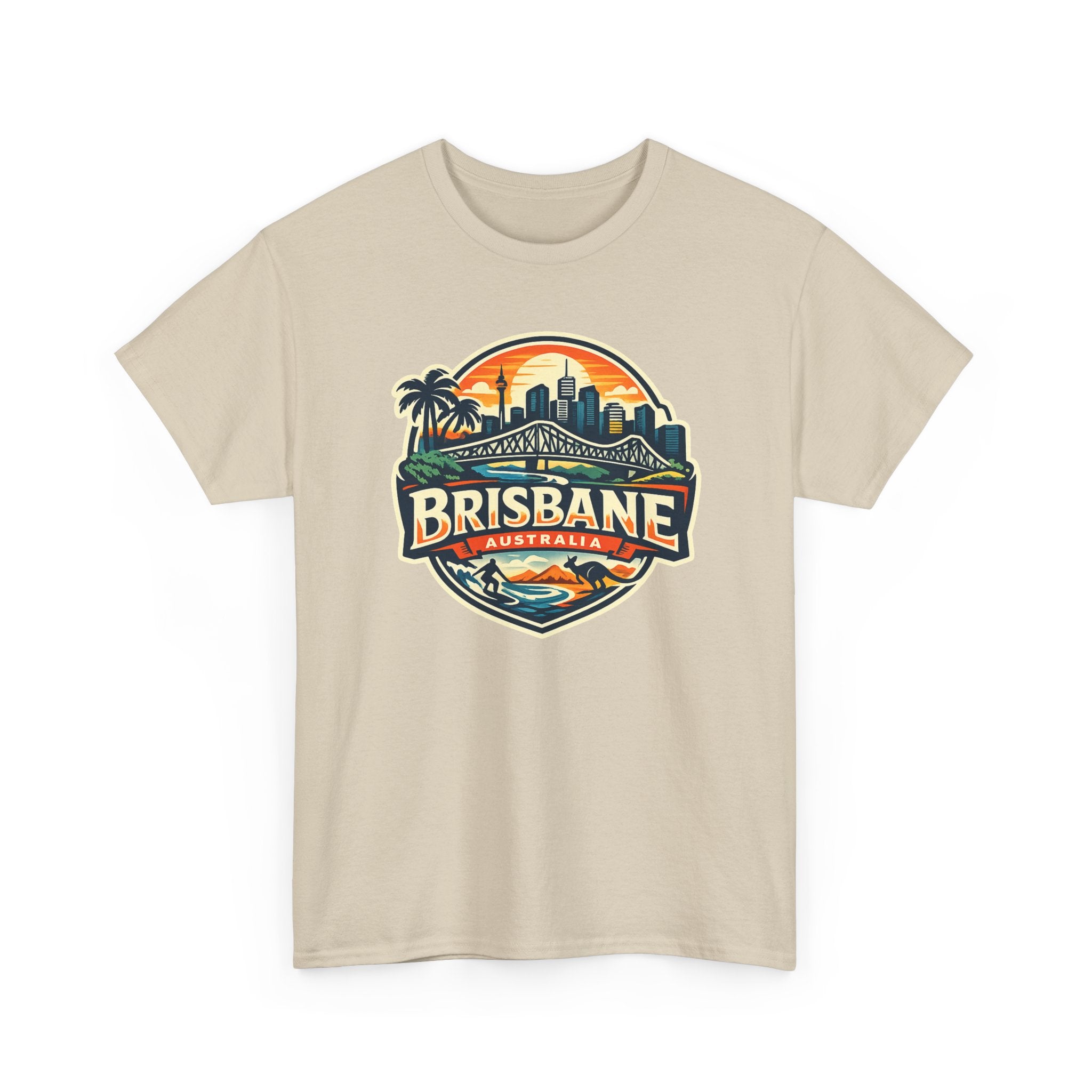 Brisbane Australia Vintage Sunset T-Shirt