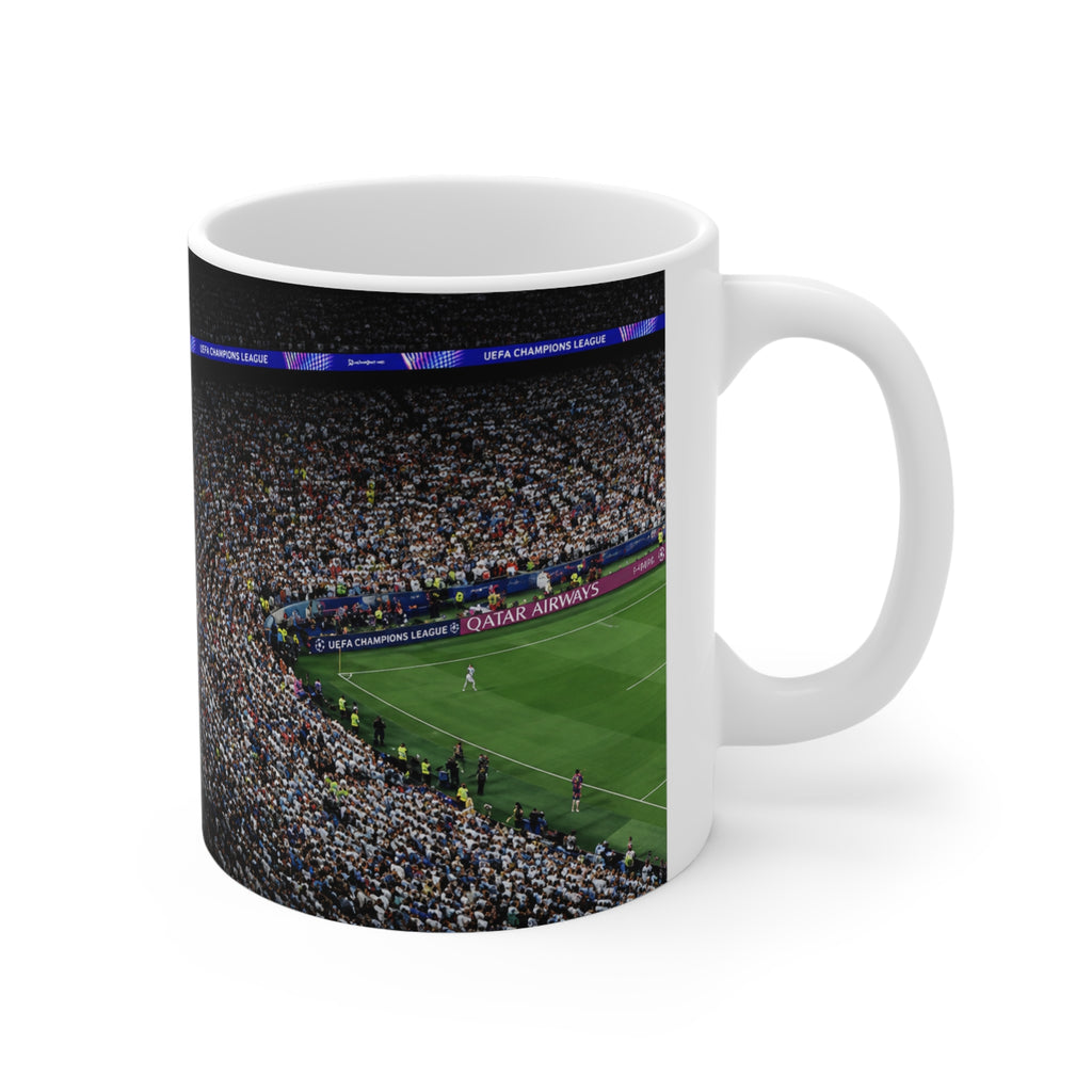 Missi at a Corner Stadium Crowd Panorama World Cup 2026 Ceramic Coffee Mug — 11oz & 15oz