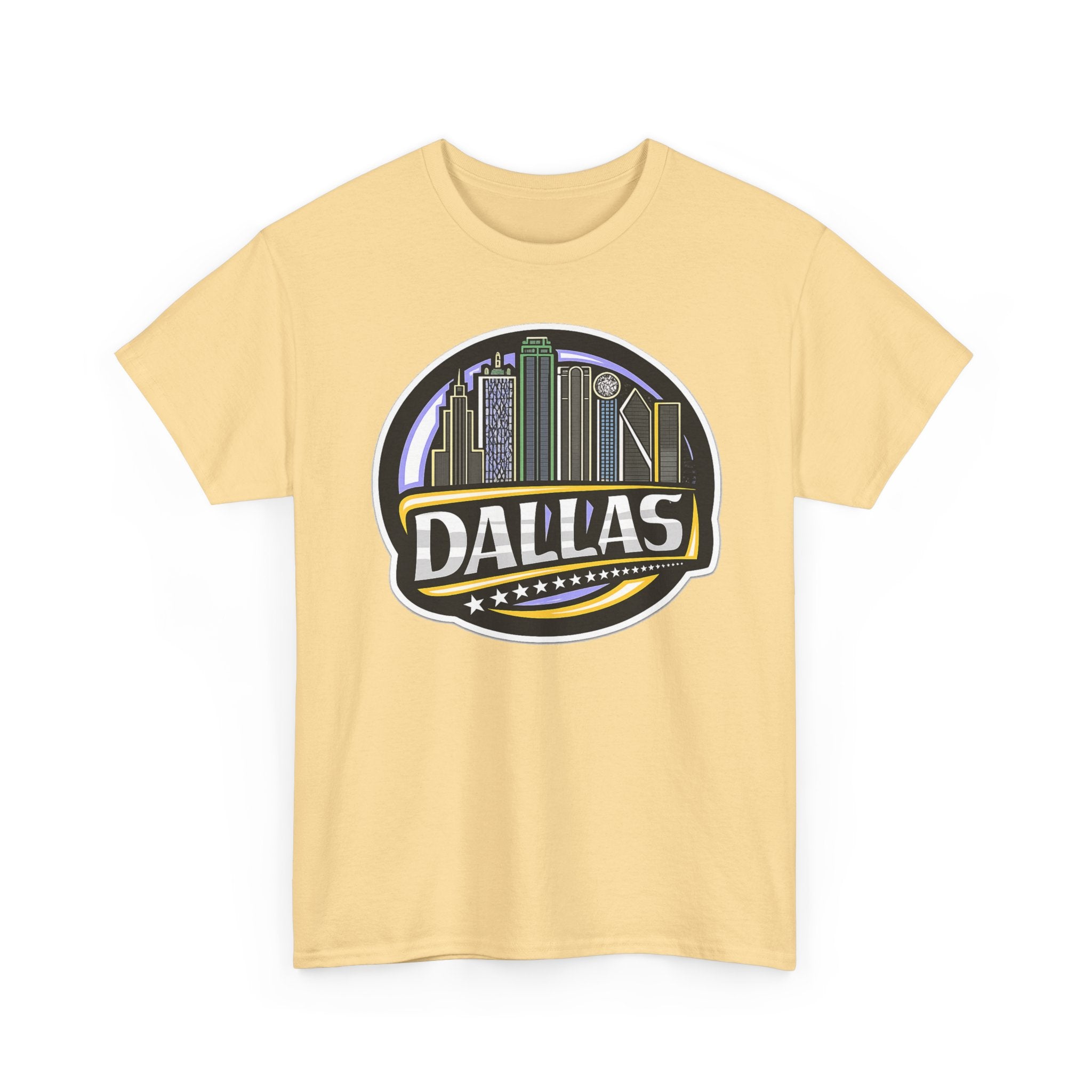 Dallas Skyline Tee — Vintage City Skyline Graphic T-Shirt
