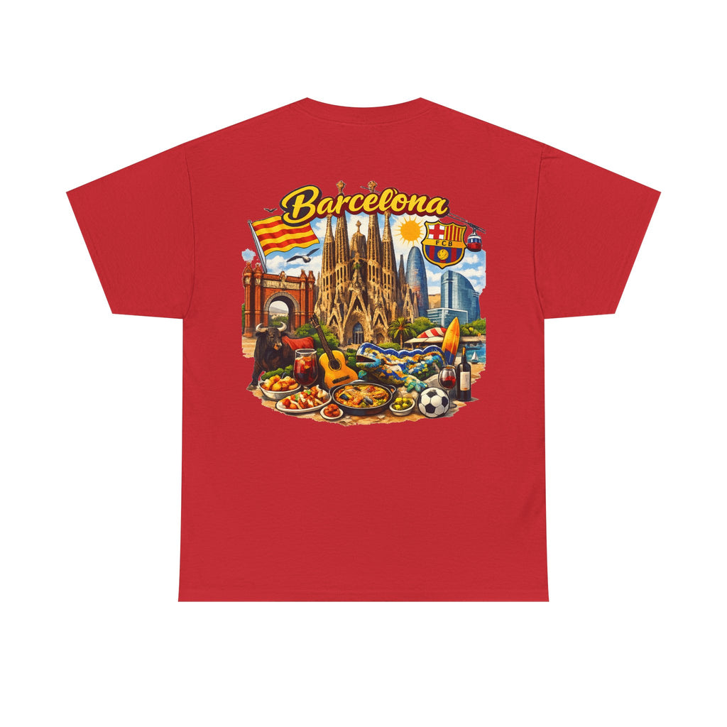 Barcelona Souvenir T‑Shirt — Vintage City Collage Tee