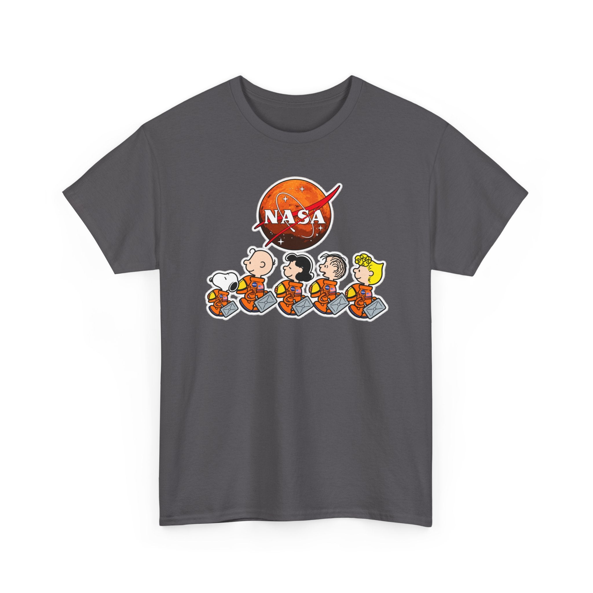 NASA Peanuts Cartoon T‑Shirt — Retro Space Snoopy & Crew Graphic Tee