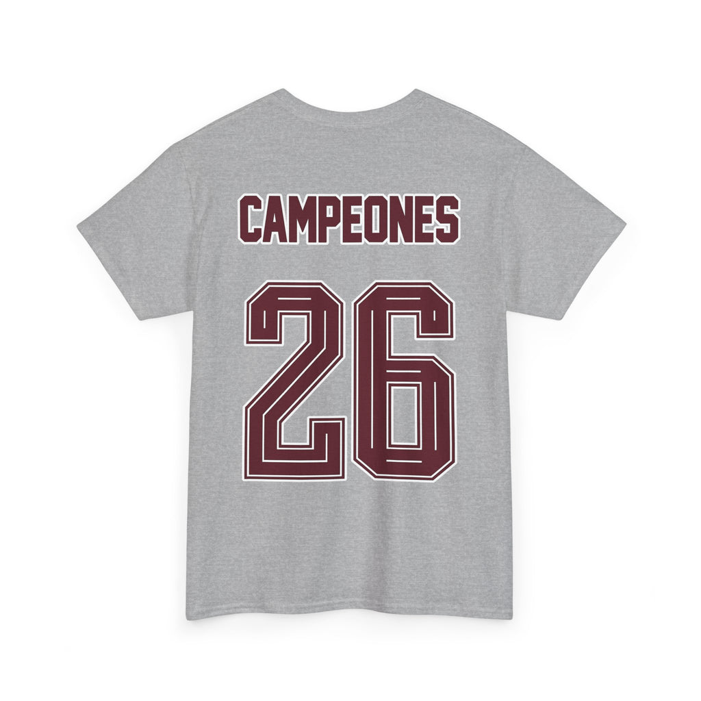 Spain World Champions 'Campeones 26' Cotton T‑Shirt