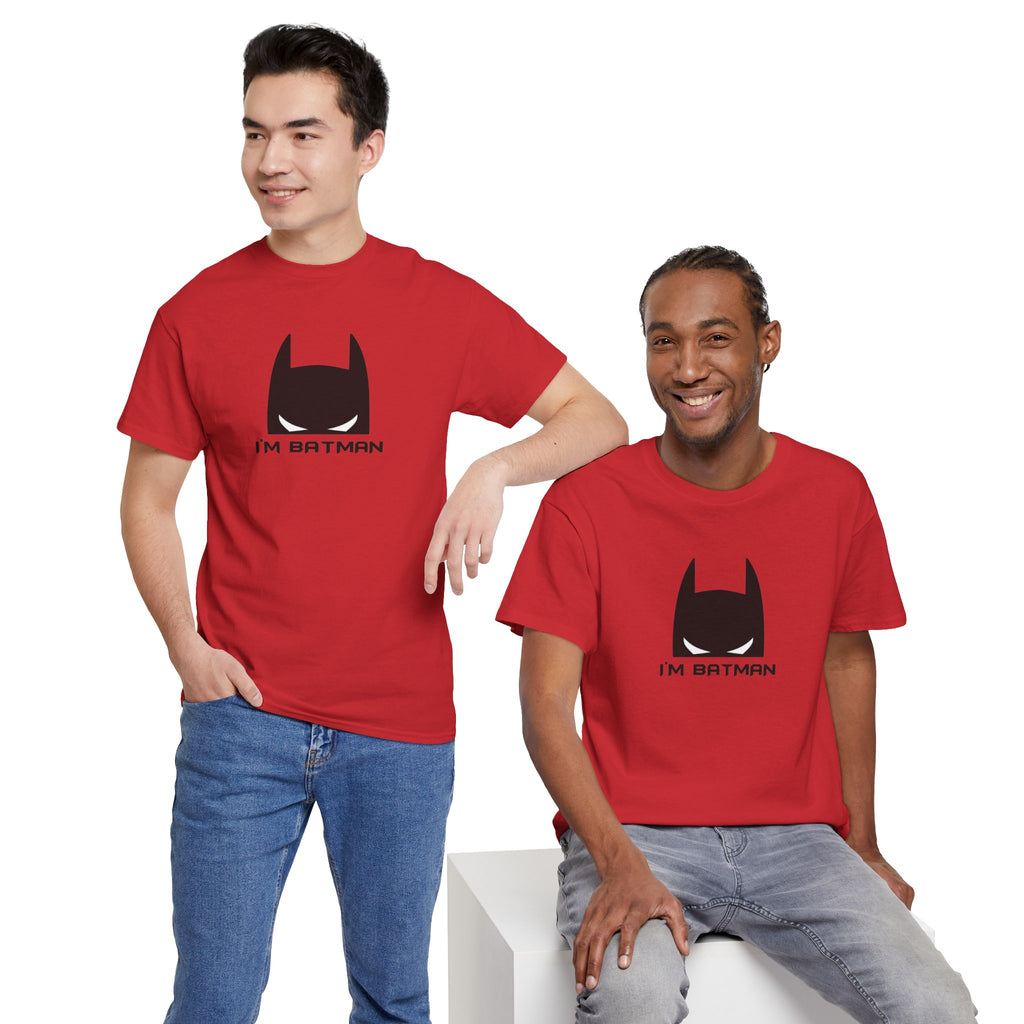 I'm Batman Graphic Tee — Funny Superhero Mask T-Shirt