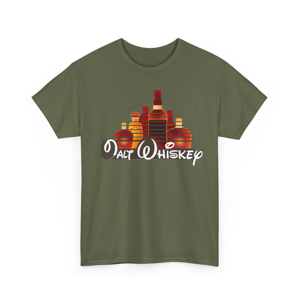 Whiskey Bottle Graphic Tee — Walt Whiskey Retro Bar Shirt