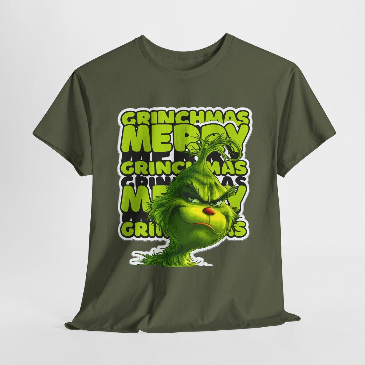 Grinchmas Merry Grinch Christmas Cotton T-Shirt / Tee