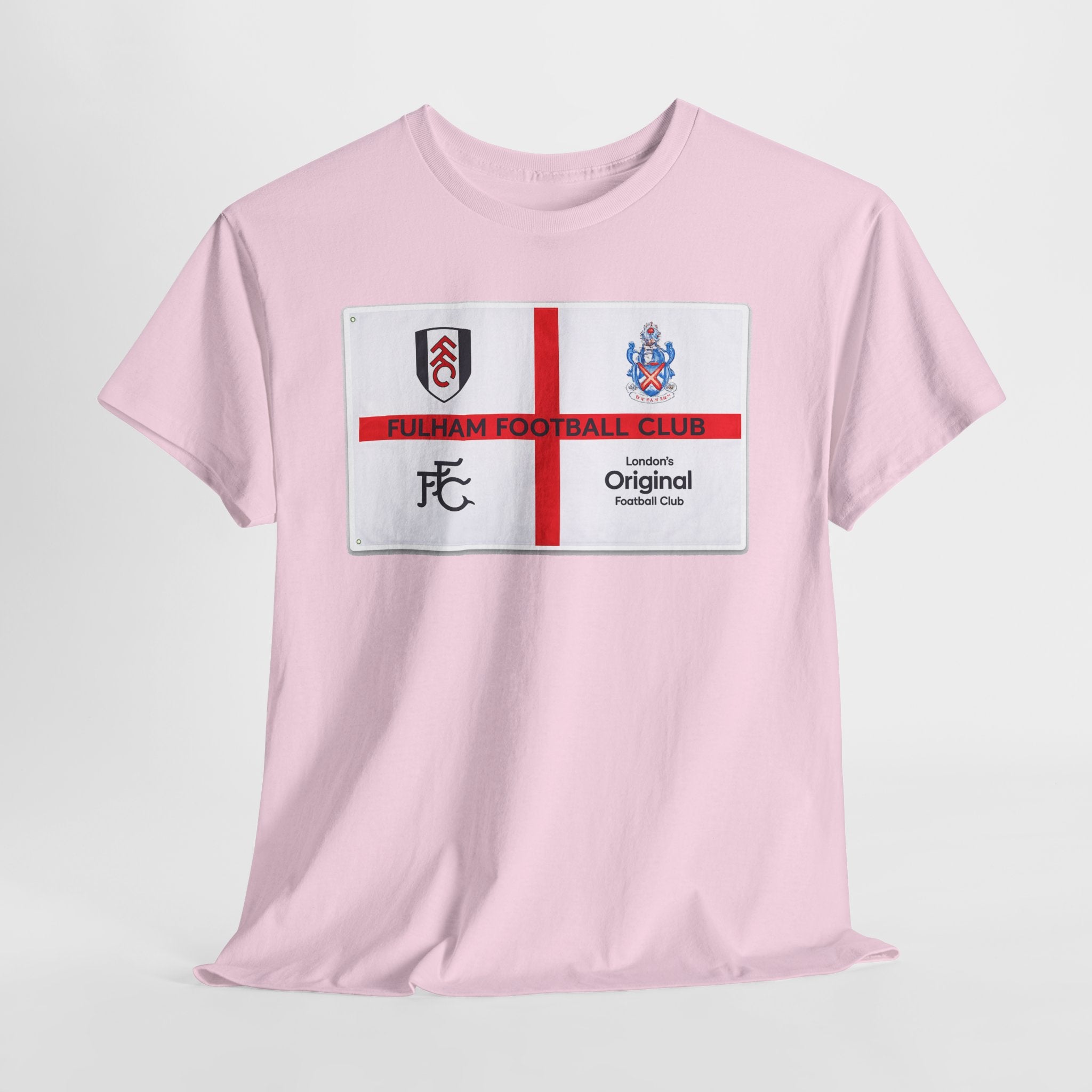 Fulham Football Club Crest Tee — St George’s Cross Football Shirt