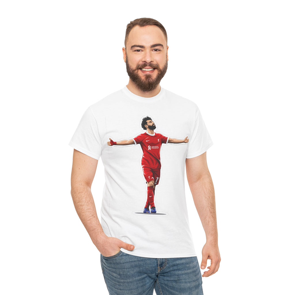 Mo Salah Celebration Tee — Liverpool Graphic T-Shirt