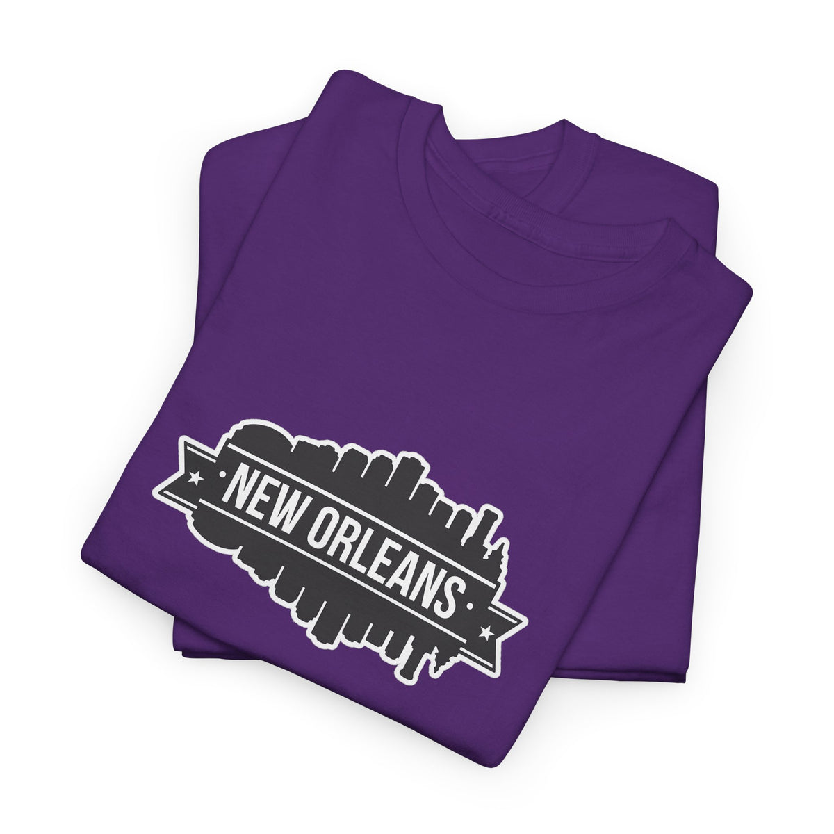 New Orleans Skyline T-Shirt – Retro Badge Cityscape Tee