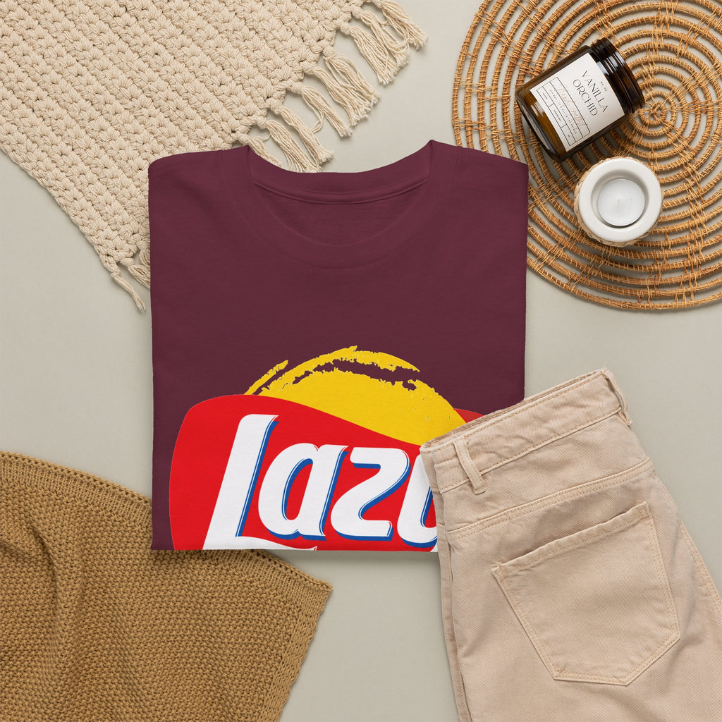 Lazy Logo T‑Shirt — Retro Snack-Inspired Graphic Tee