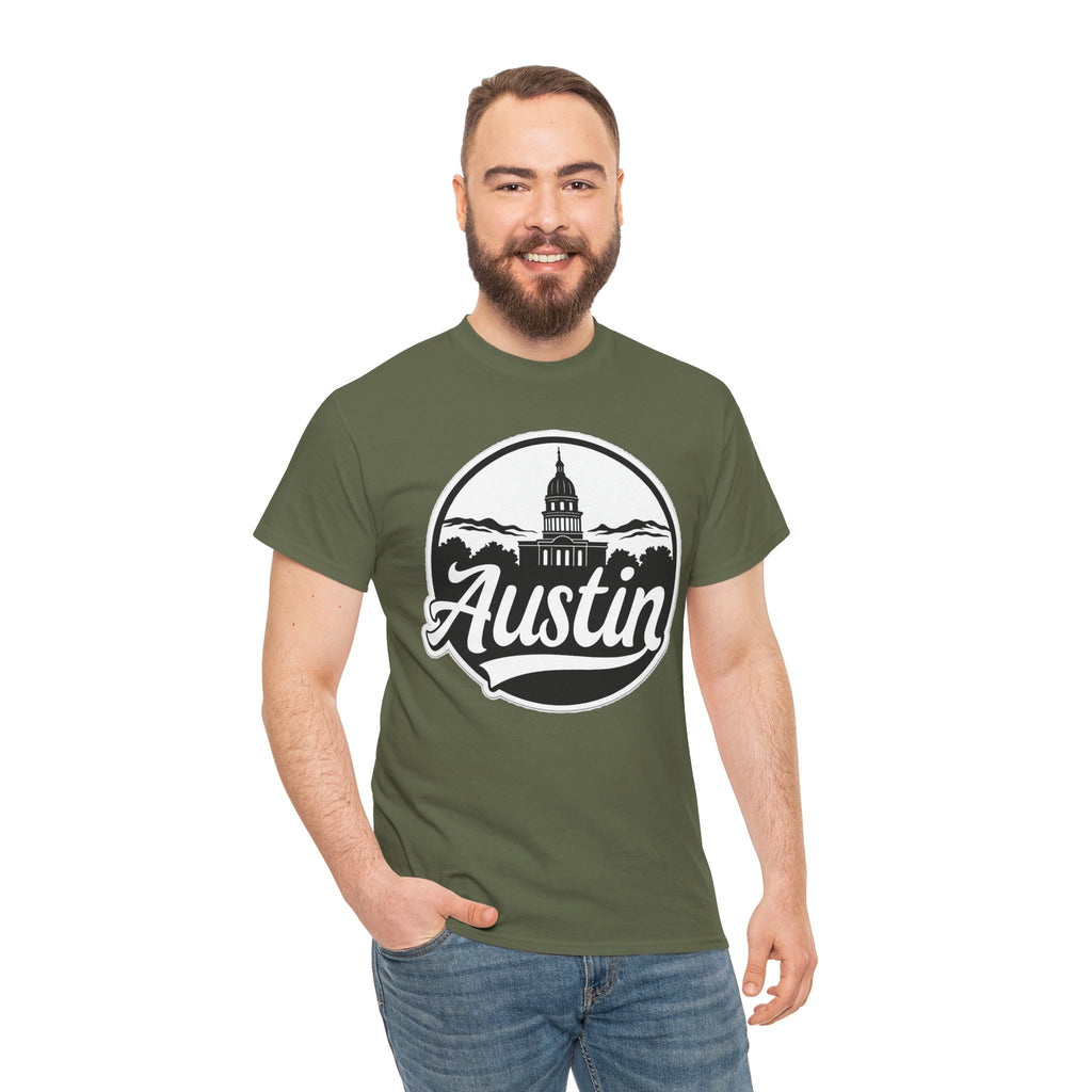 Austin Capitol Graphic Cotton T-Shirt / Tee